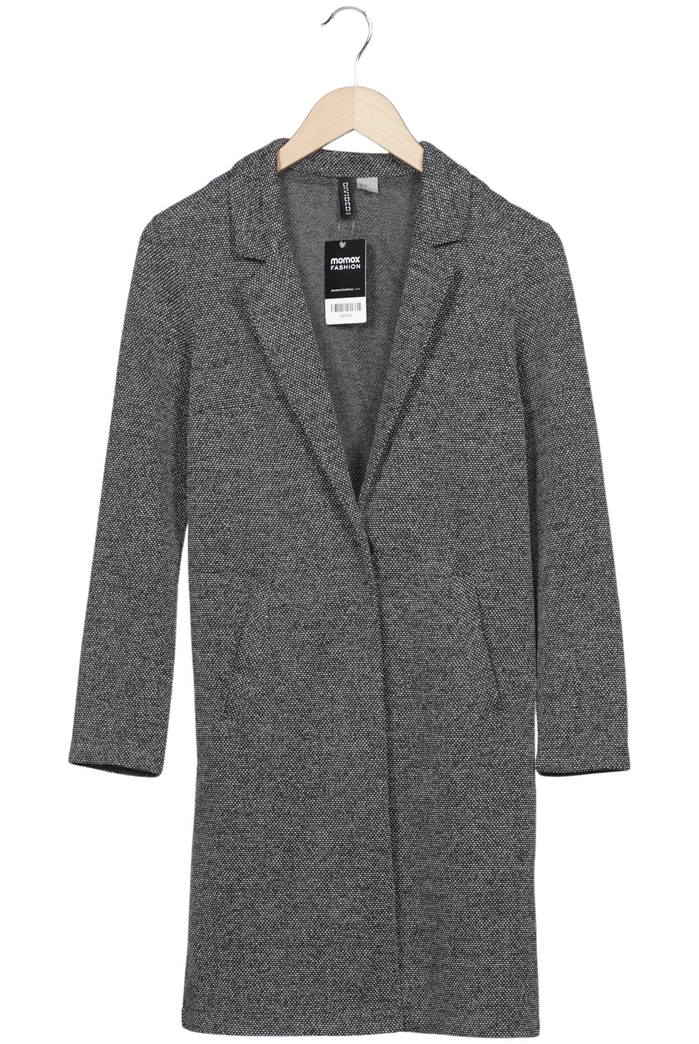 

H&M Damen Mantel, grau, Gr. 34