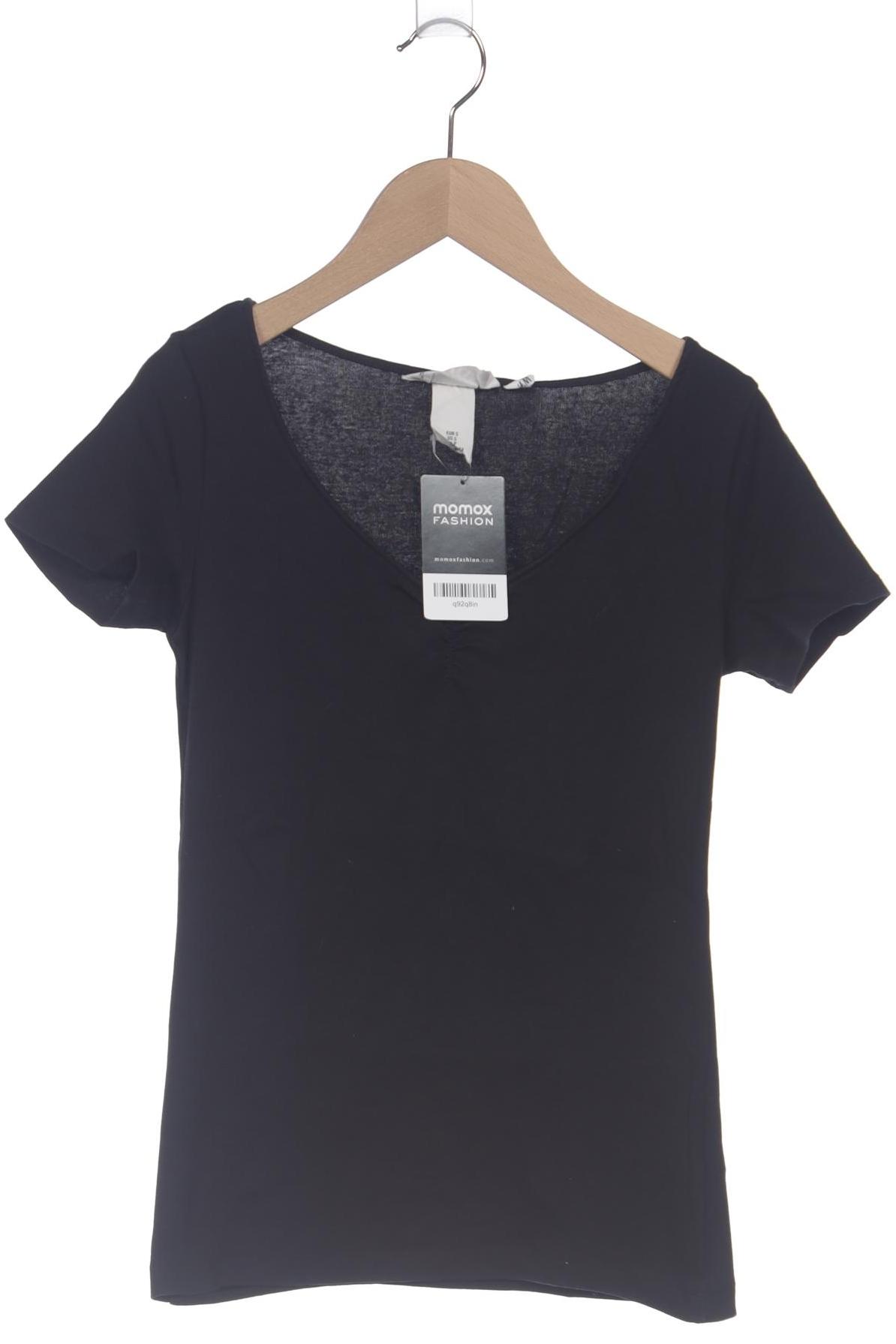 

H&M Damen T-Shirt, schwarz, Gr. 36