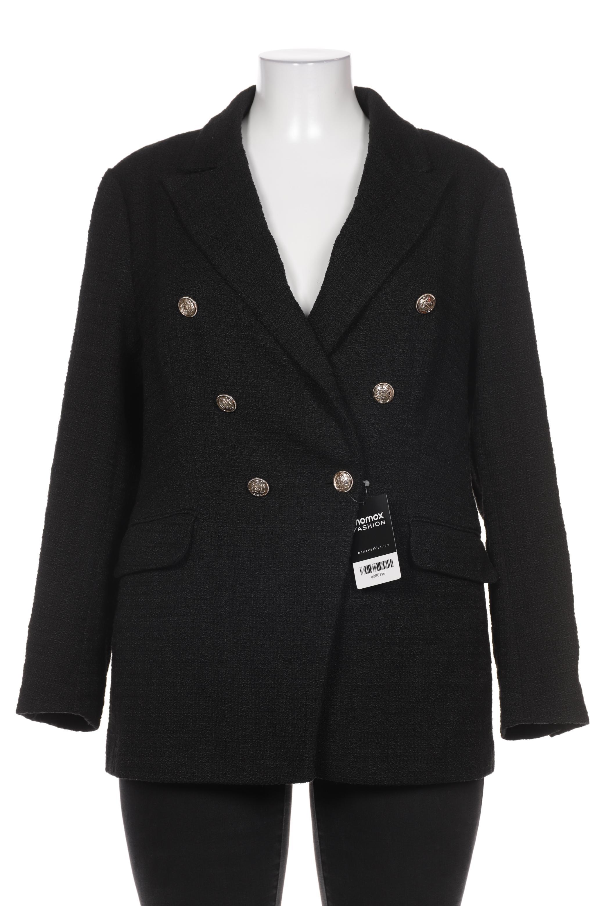 

H&M Damen Blazer, schwarz, Gr. 48