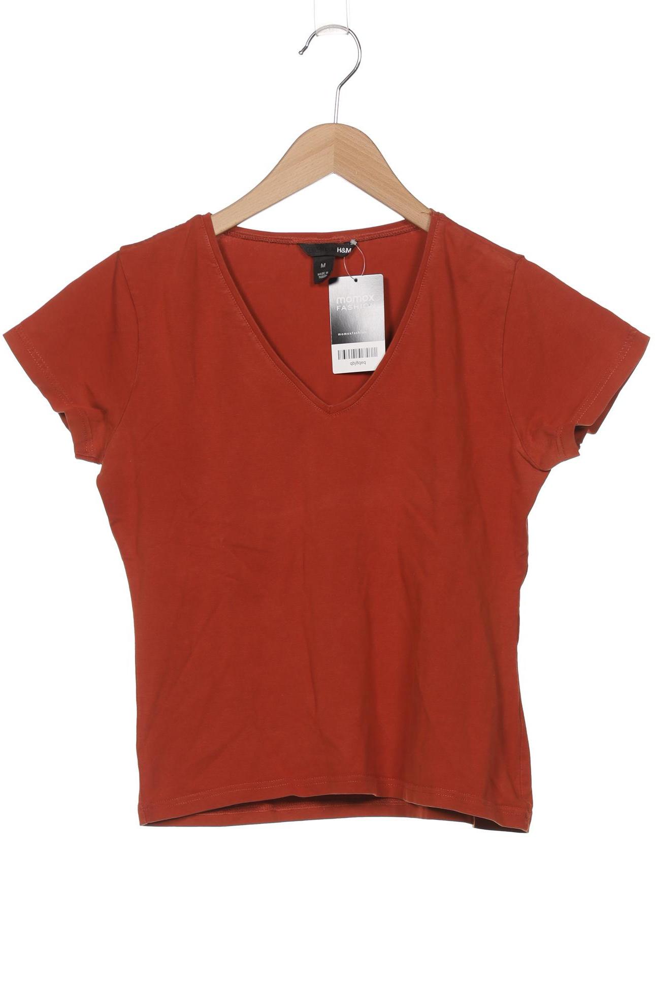 

H&M Damen T-Shirt, braun, Gr. 38