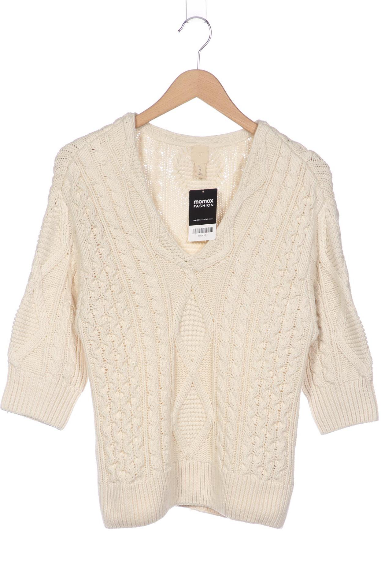 

H&M Damen Pullover, cremeweiß, Gr. 36
