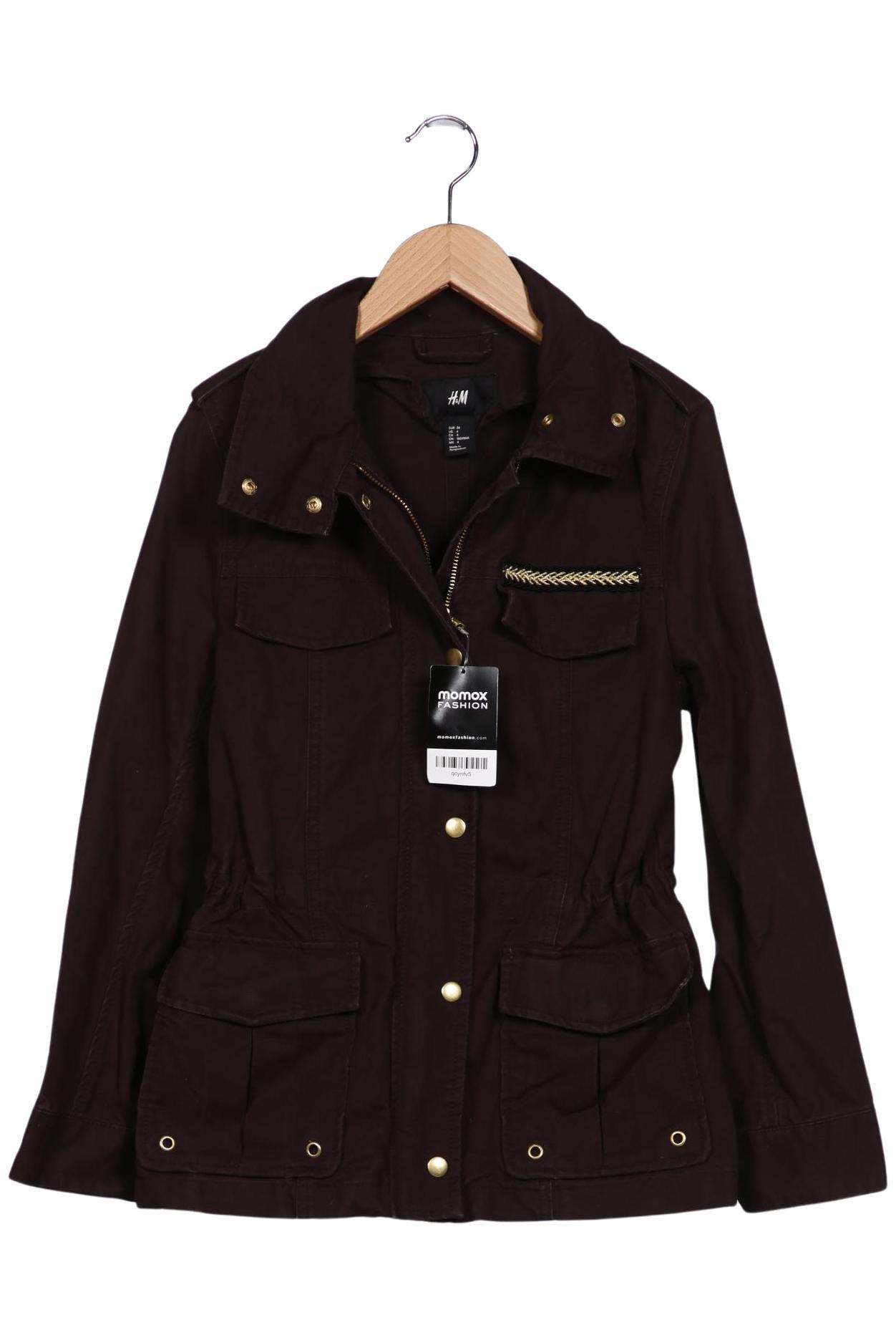 

H&M Damen Jacke, bordeaux, Gr. 34