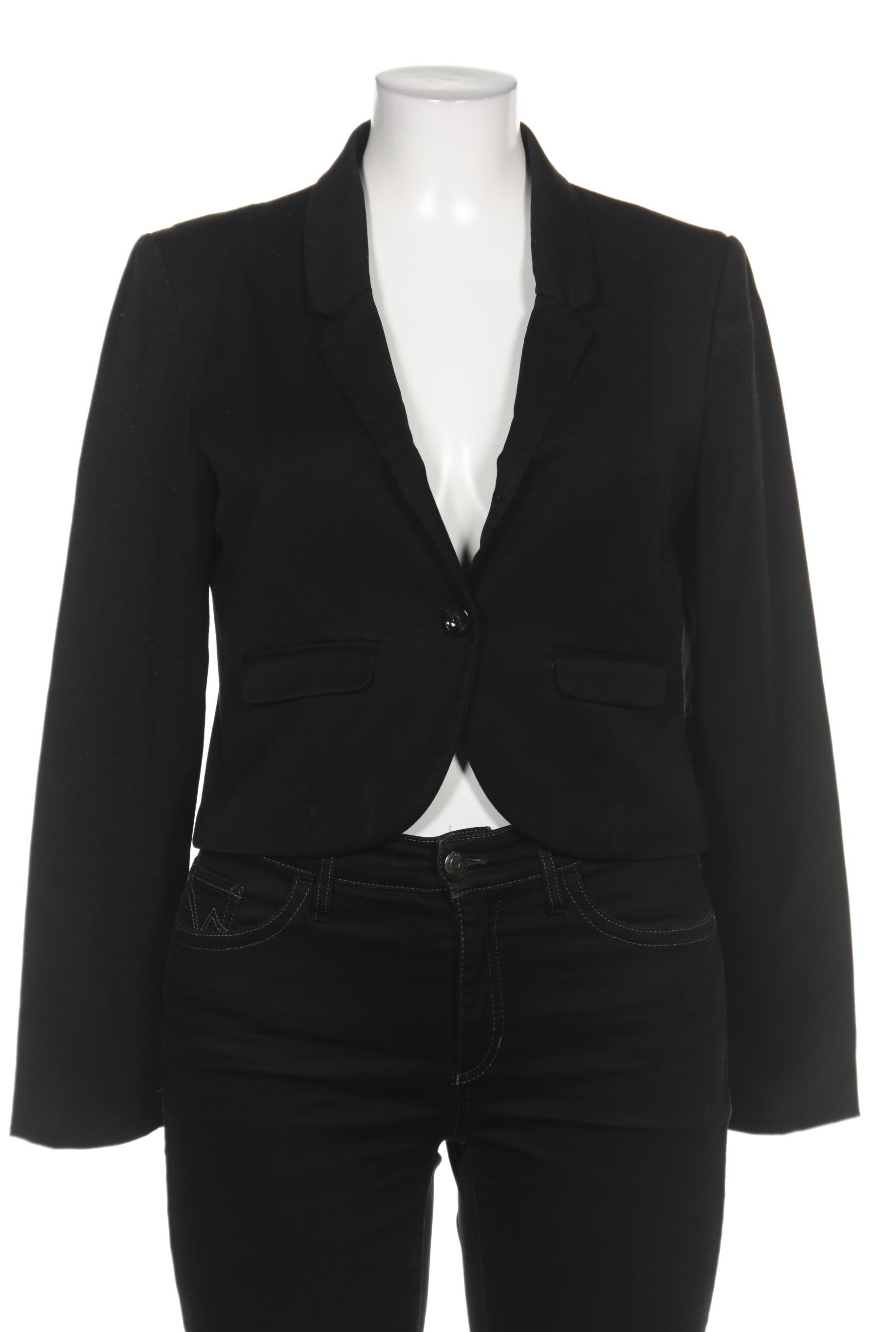 

H&M Damen Blazer, schwarz, Gr. 42
