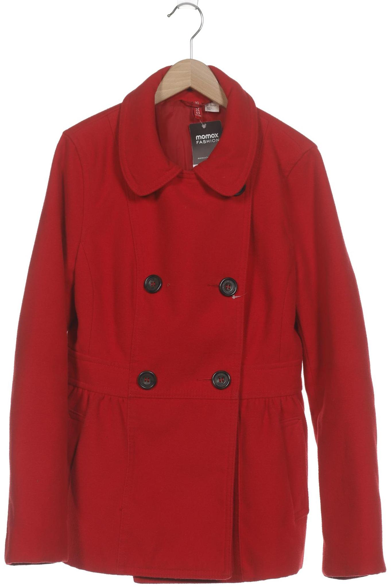 

H&M Damen Mantel, rot, Gr. 40