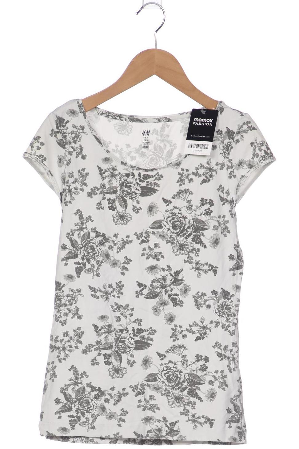 

H&M Damen T-Shirt, weiß, Gr. 38