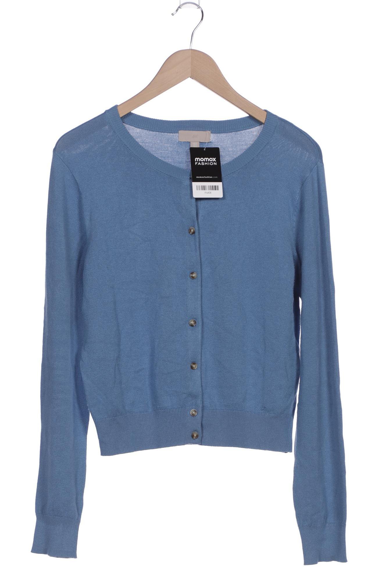 

H&M Damen Strickjacke, blau, Gr. 38