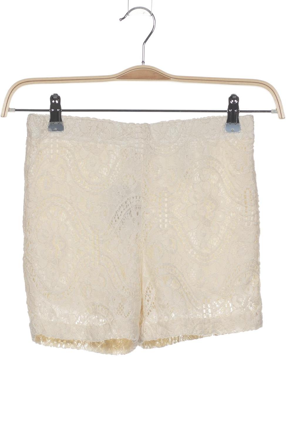 

H&M Damen Shorts, cremeweiß, Gr. 36