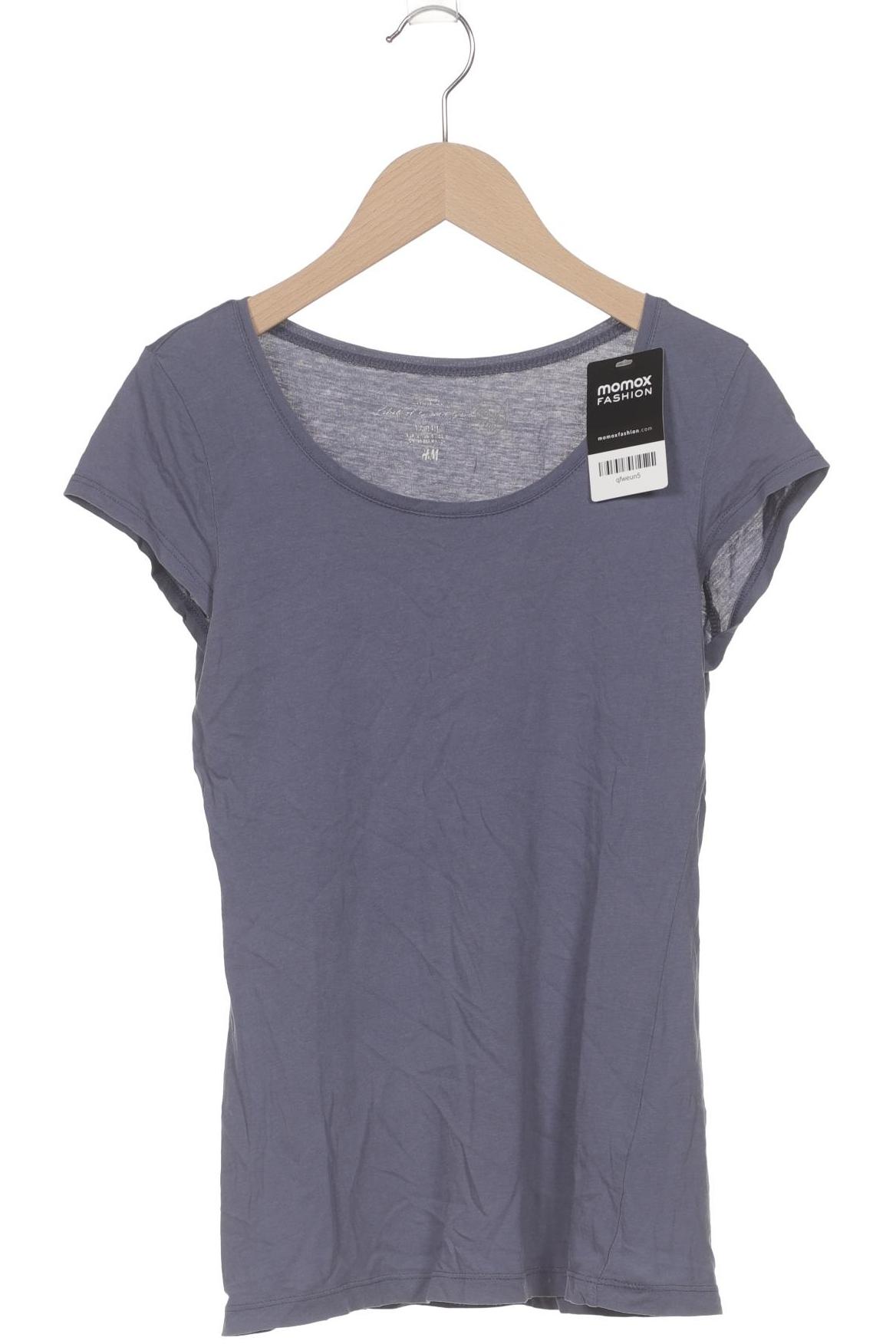 

H&M Damen T-Shirt, blau, Gr. 36