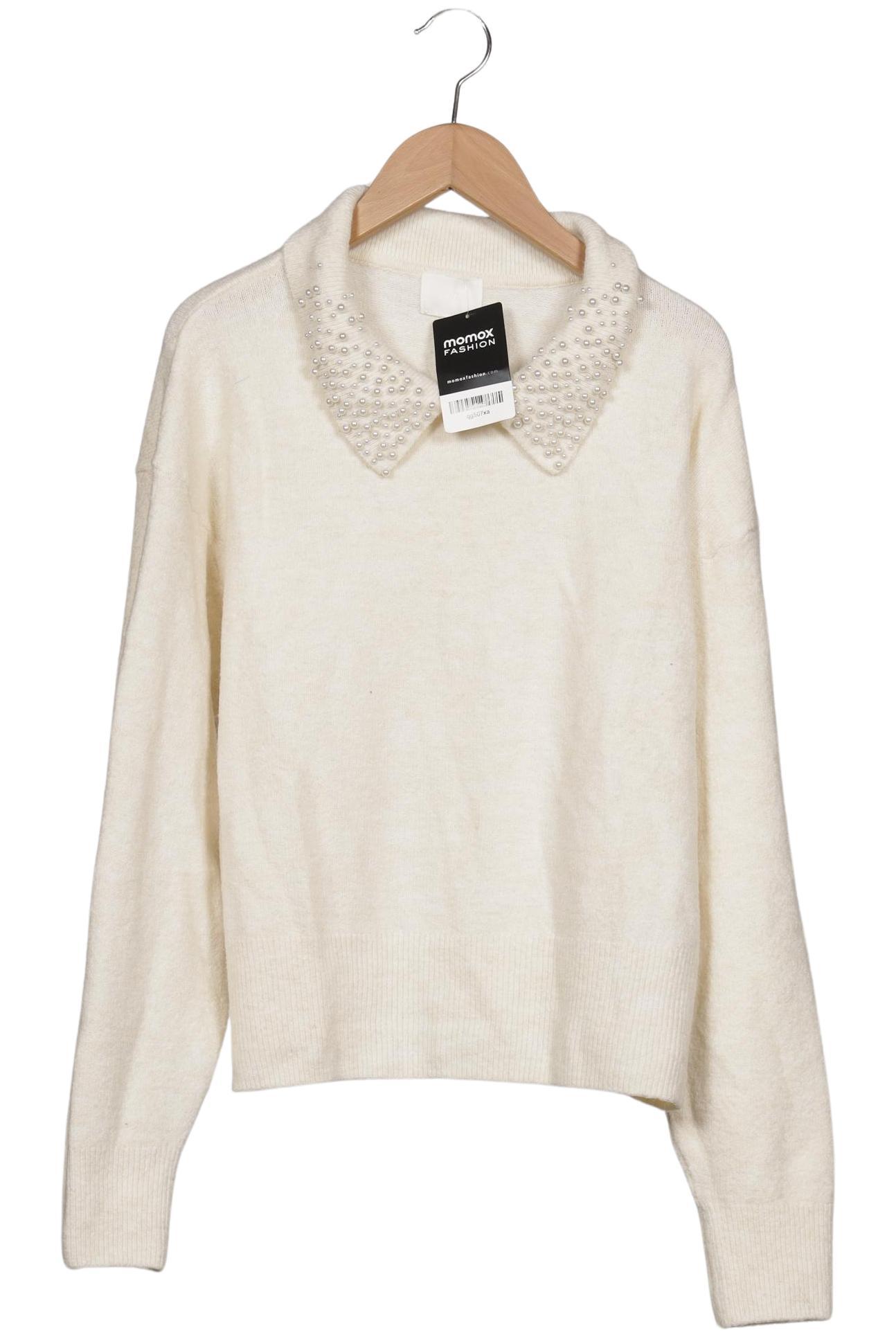 

H&M Damen Pullover, cremeweiß, Gr. 38