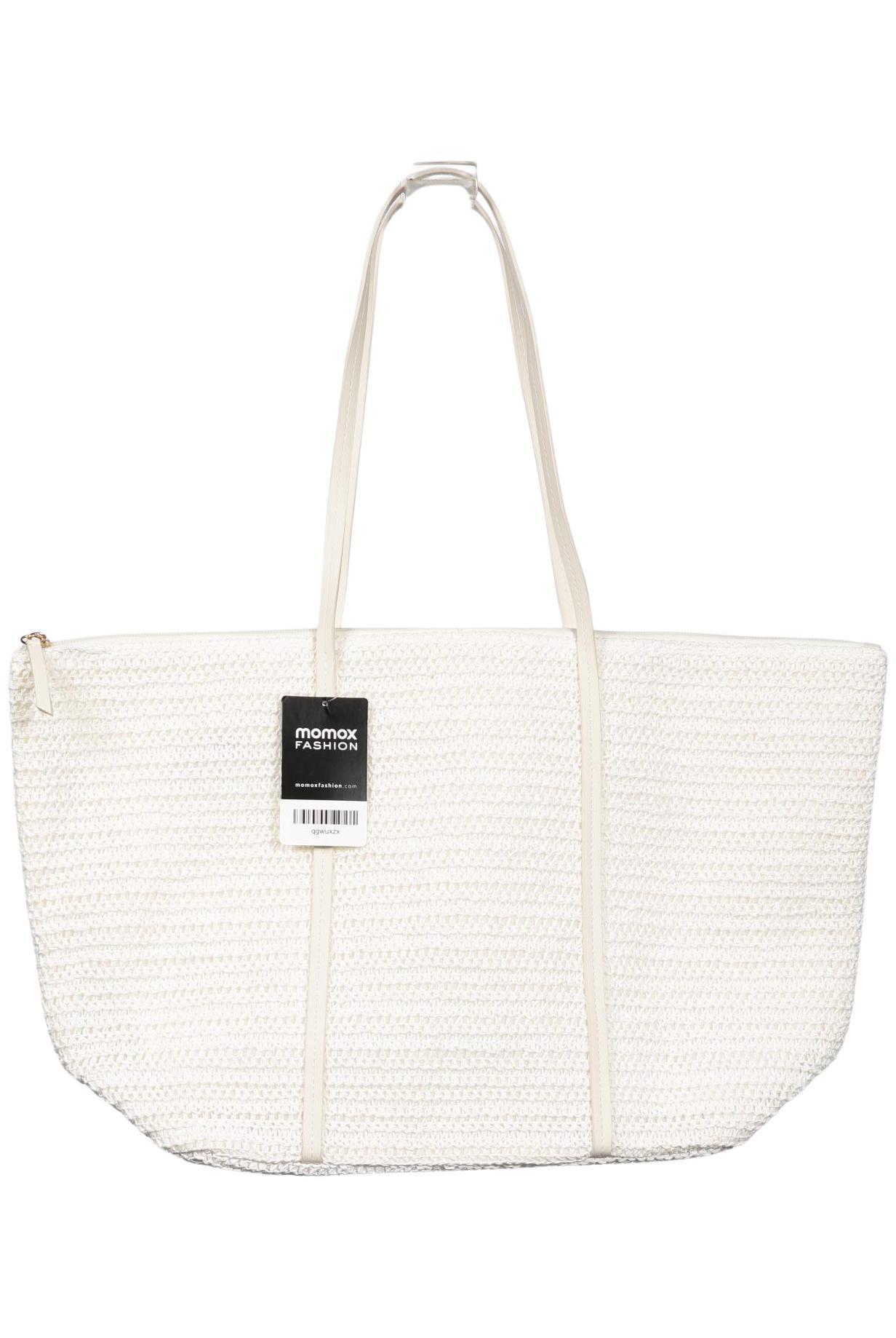 

H&M Damen Handtasche, cremeweiß, Gr.