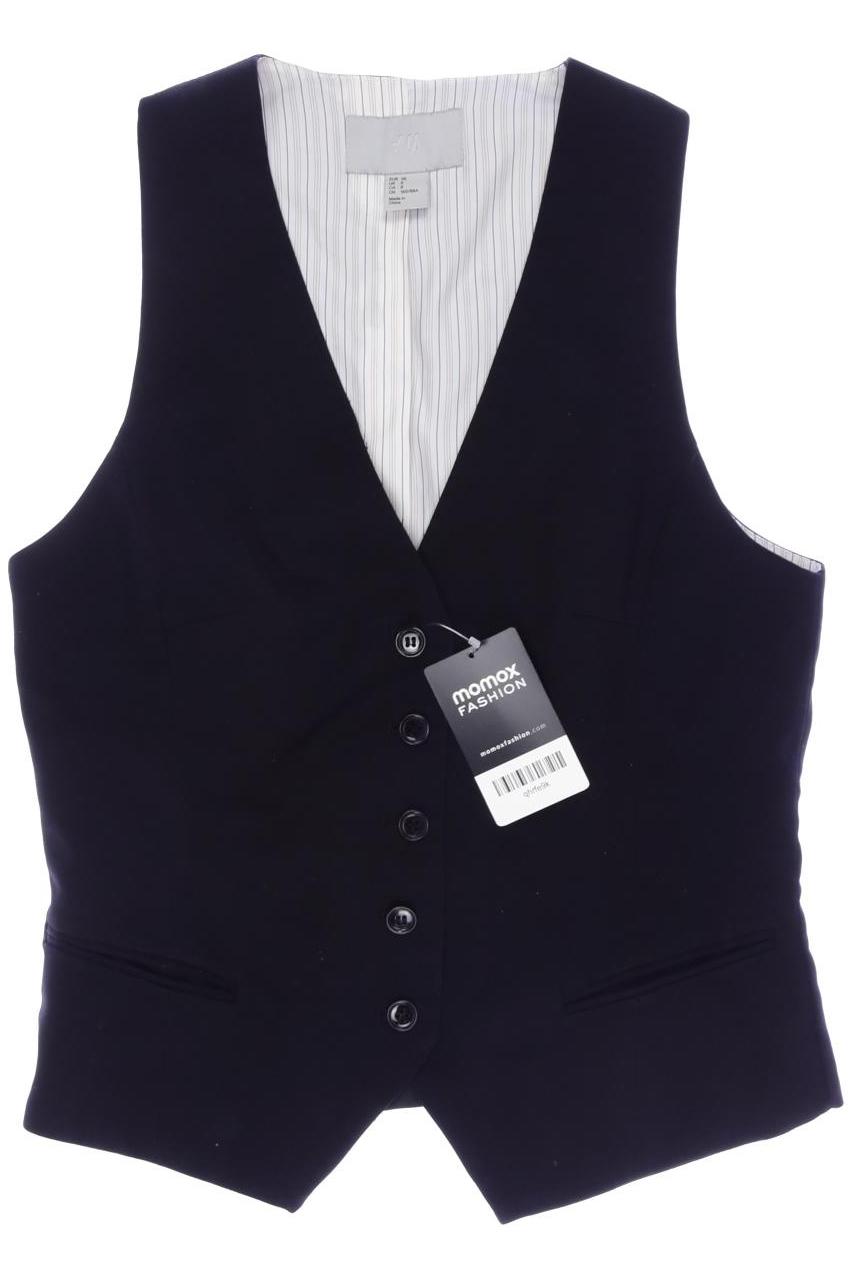 

H&M Damen Weste, schwarz, Gr. 38