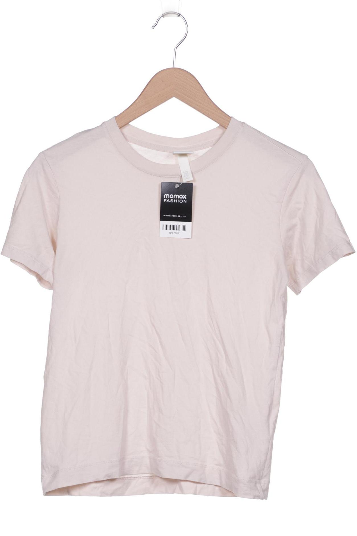 

H&M Damen T-Shirt, cremeweiß