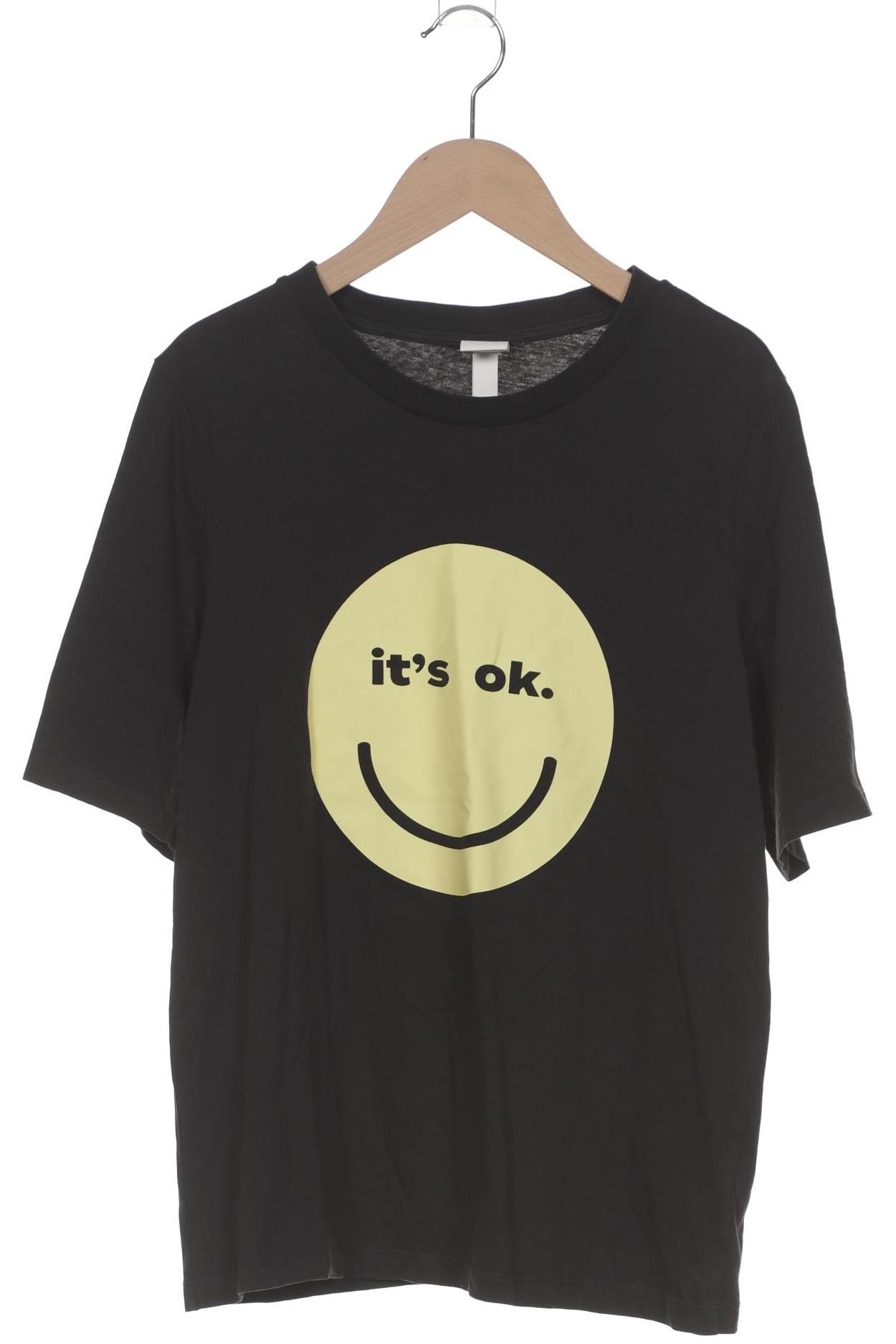 

H&M Damen T-Shirt, schwarz, Gr. 36