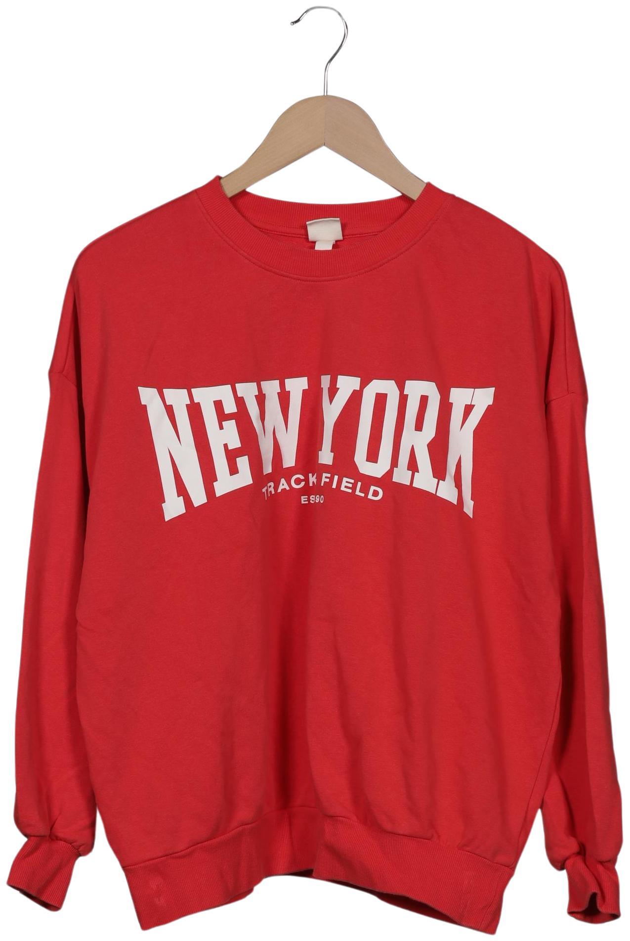 

H&M Damen Sweatshirt, rot, Gr. 36