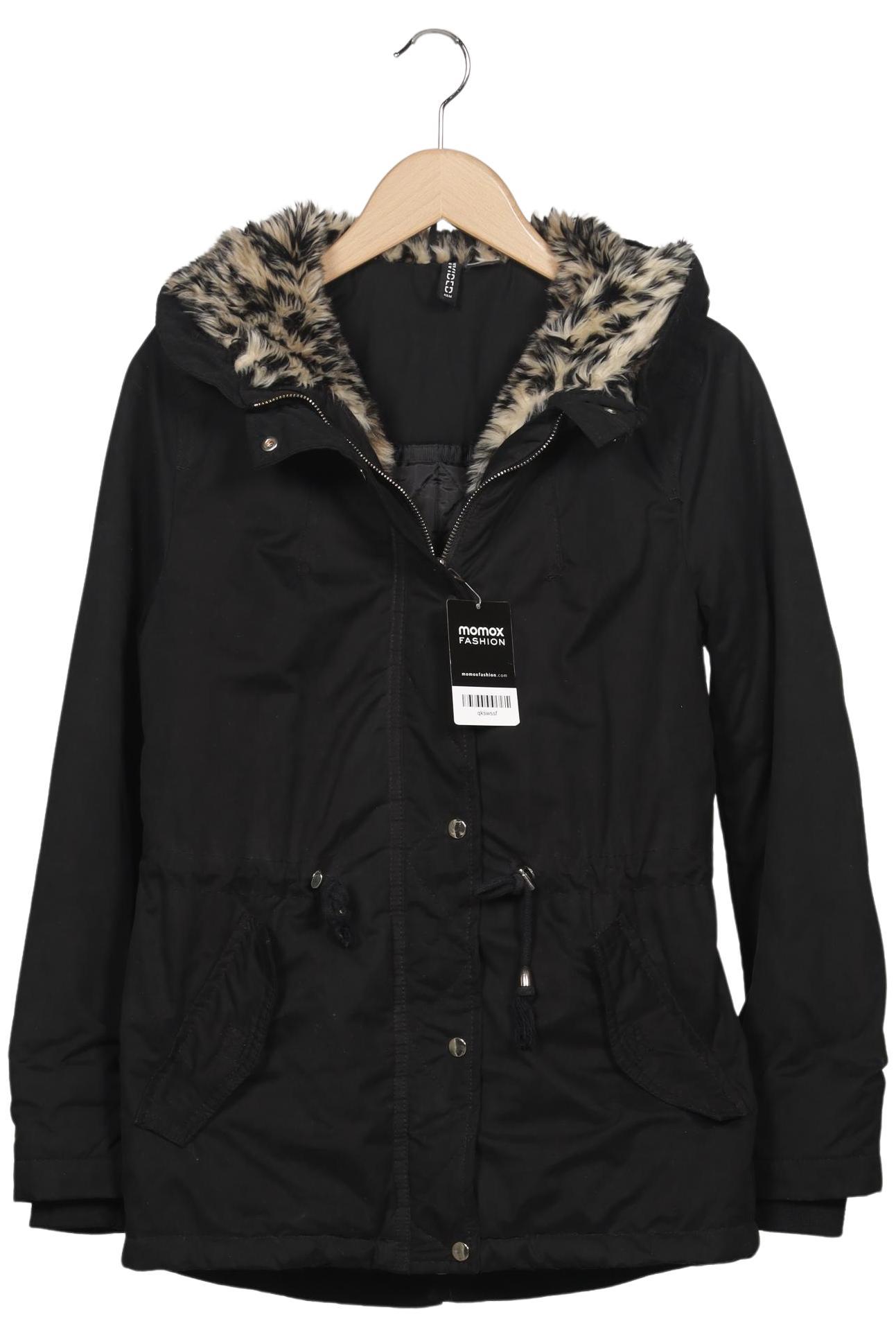 

H&M Damen Jacke, schwarz, Gr. 36