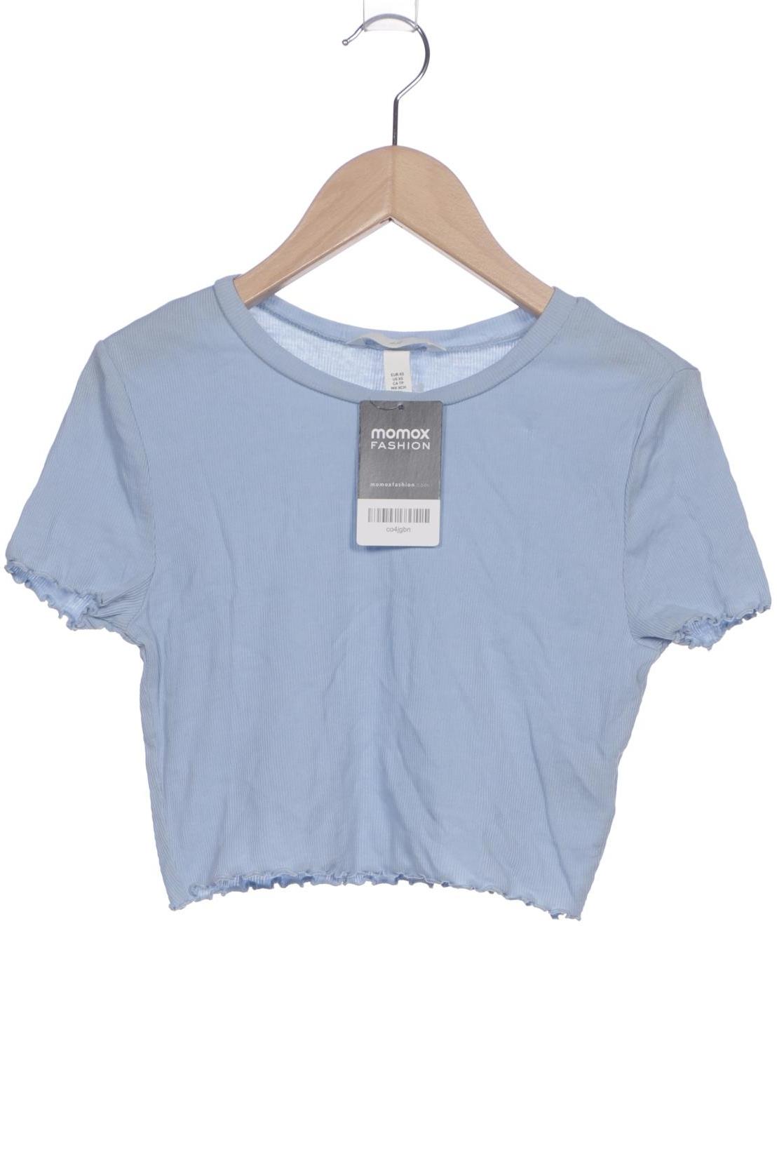 

H&M Damen T-Shirt, blau, Gr. 34