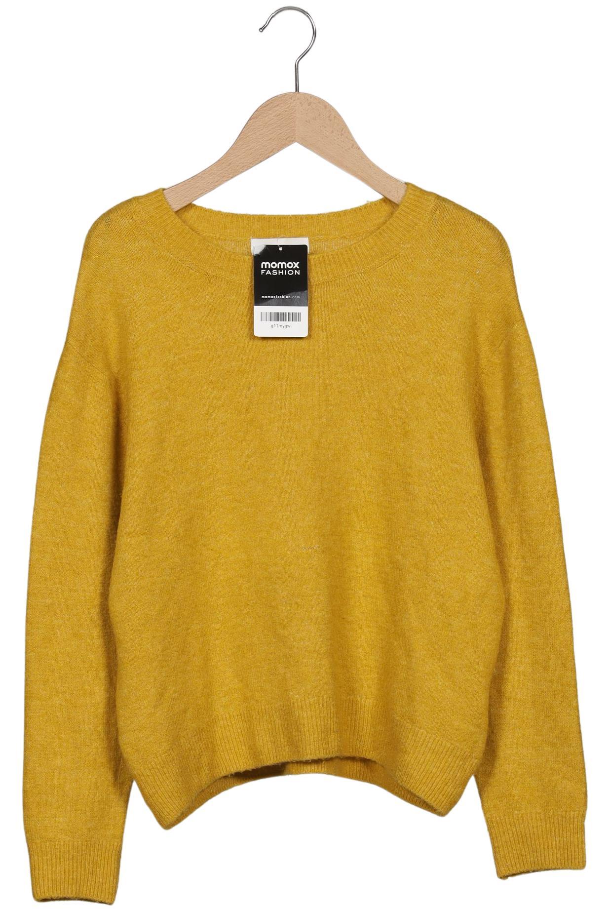 

H&M Damen Pullover, gelb, Gr. 36