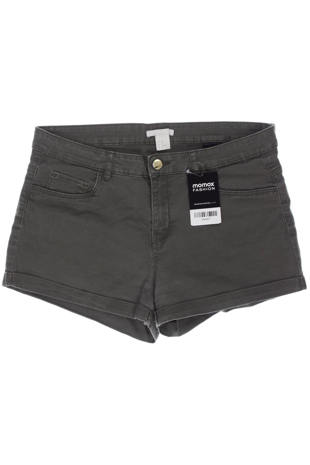 

H&M Damen Shorts, grün, Gr. 40