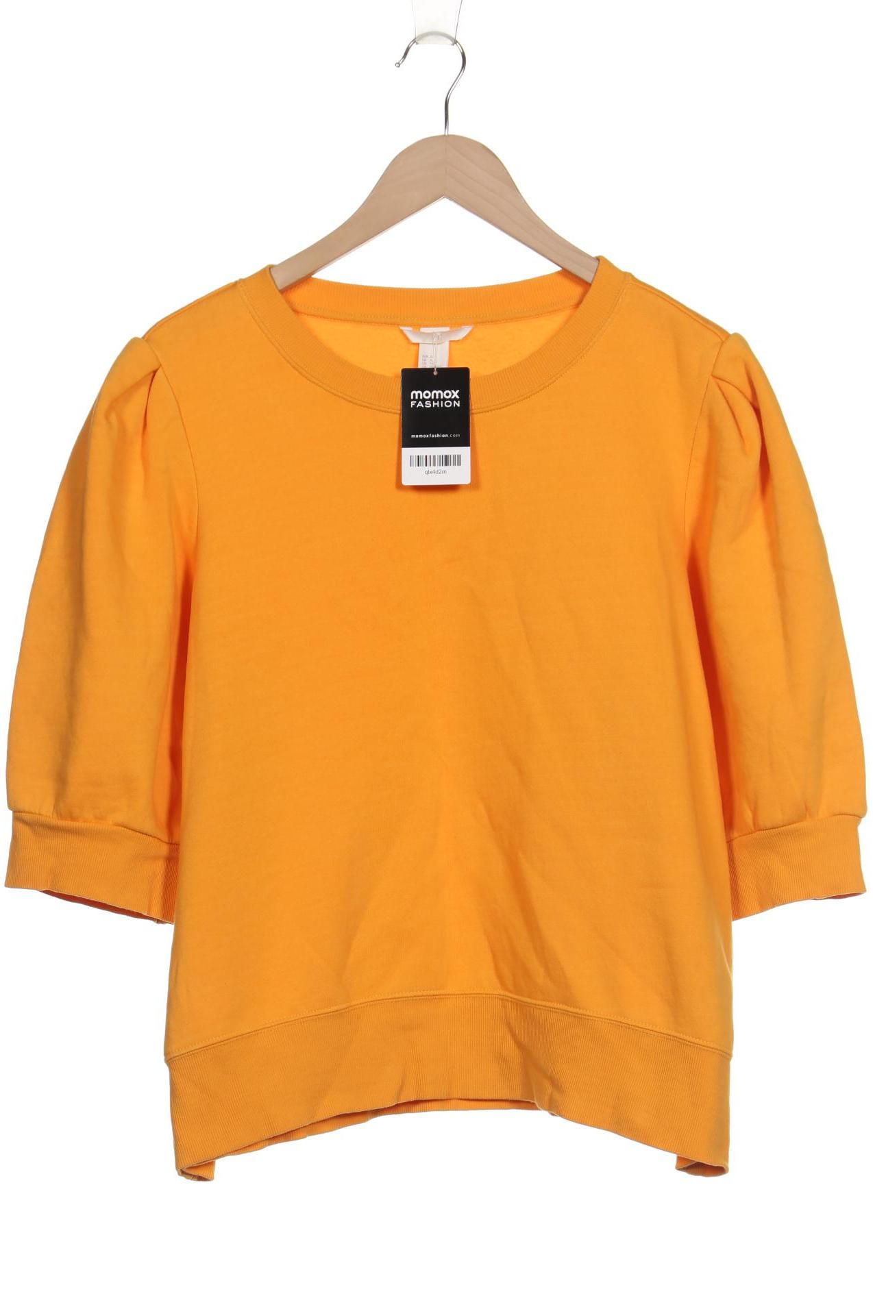 

H&M Damen Sweatshirt, gelb, Gr. 44