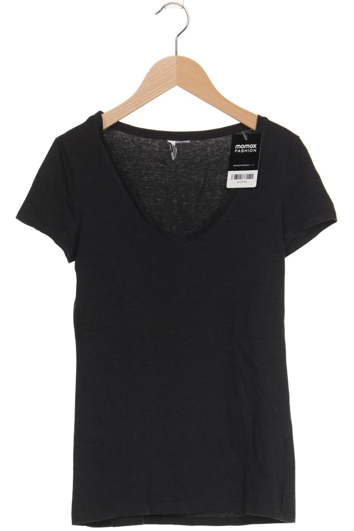 

H&M Damen T-Shirt, schwarz, Gr. 34