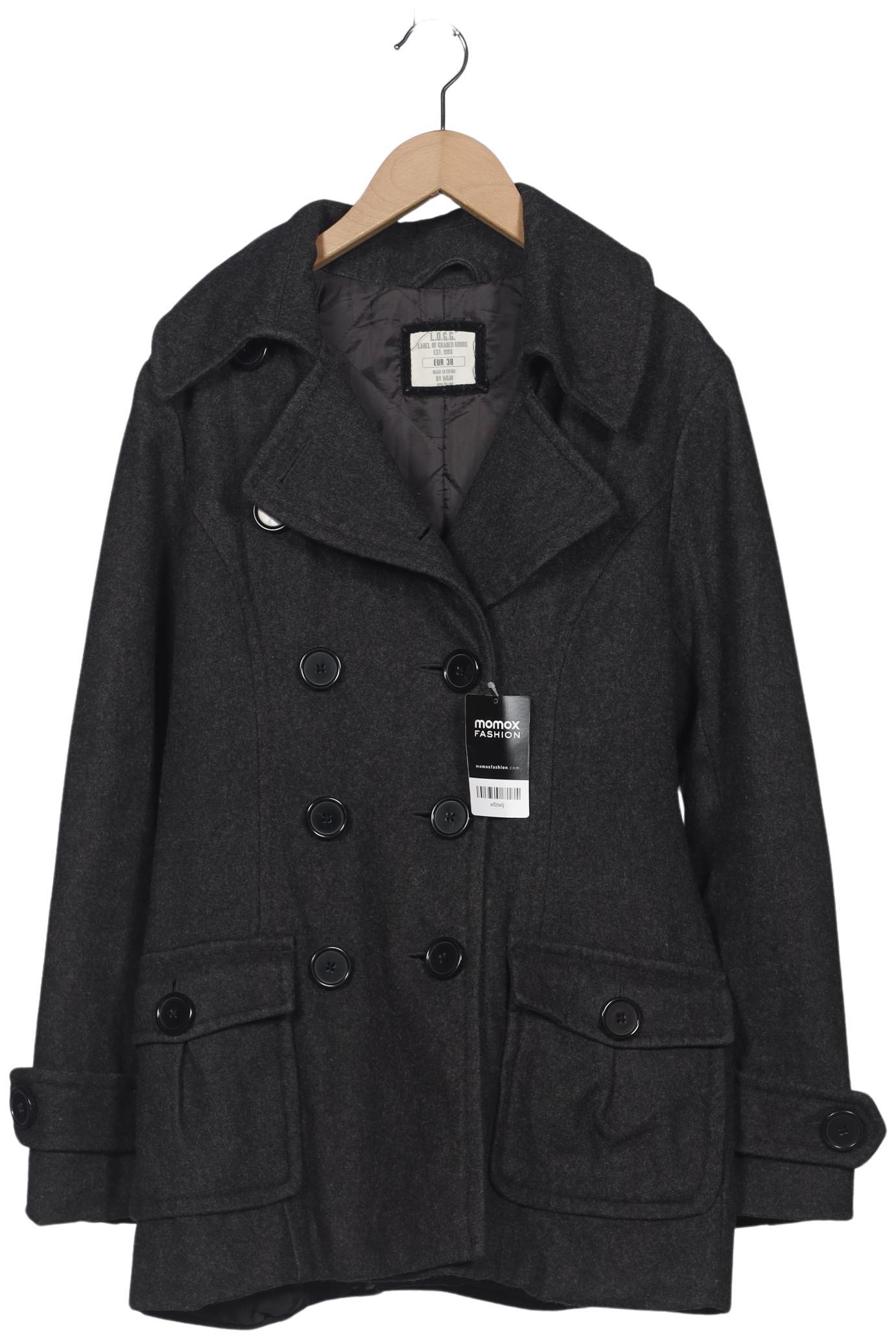 

H&M Damen Jacke, grau, Gr. 38