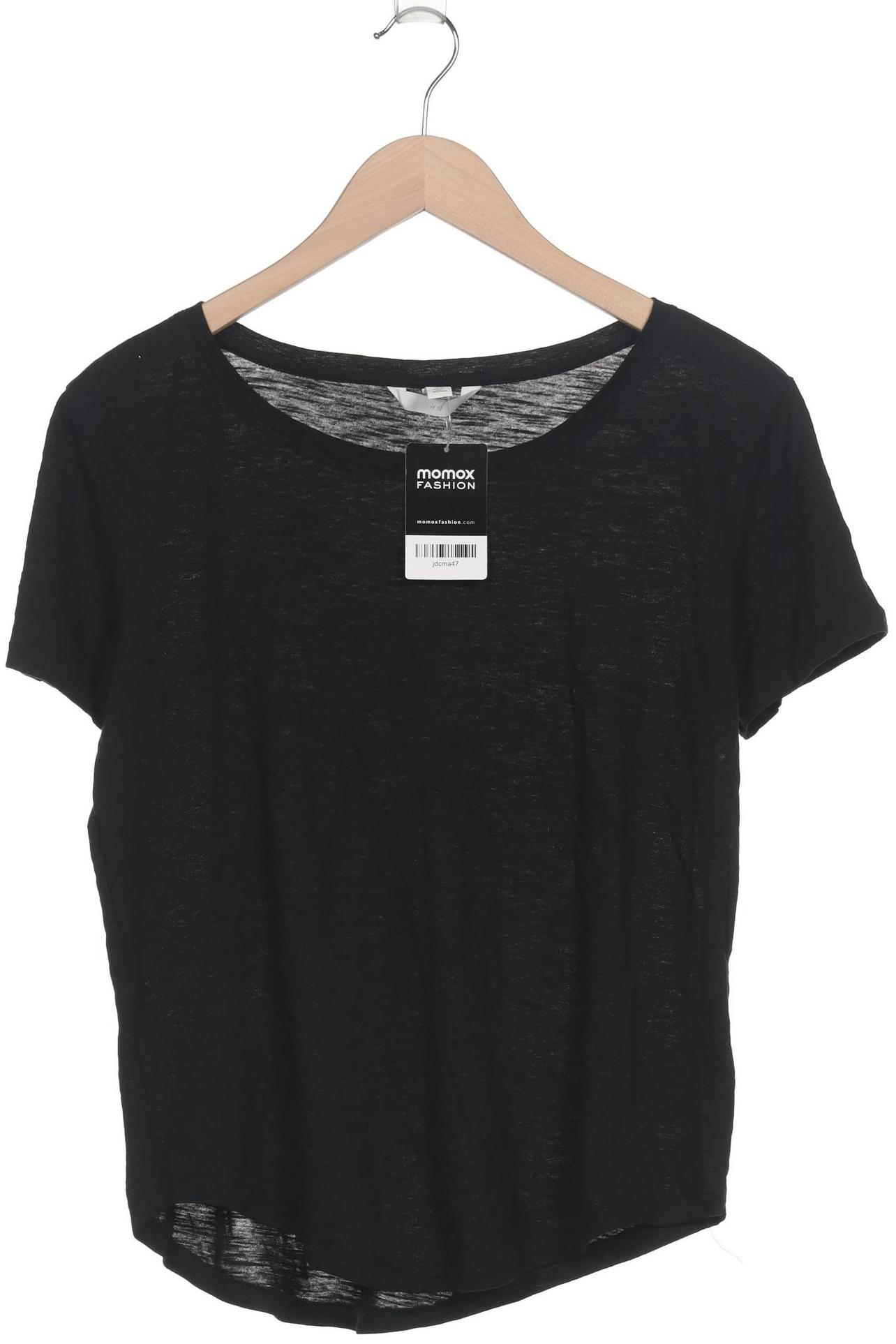 

H&M Damen T-Shirt, schwarz, Gr. 36