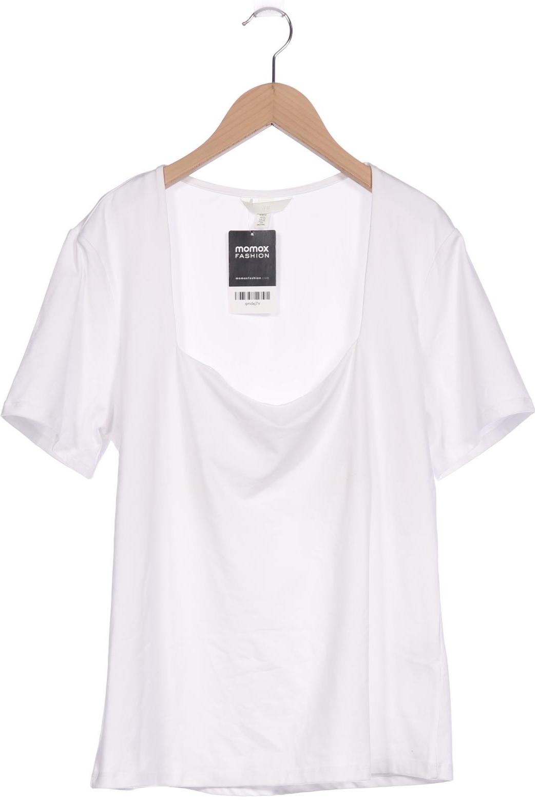 

H&M Damen T-Shirt, weiß, Gr. 44