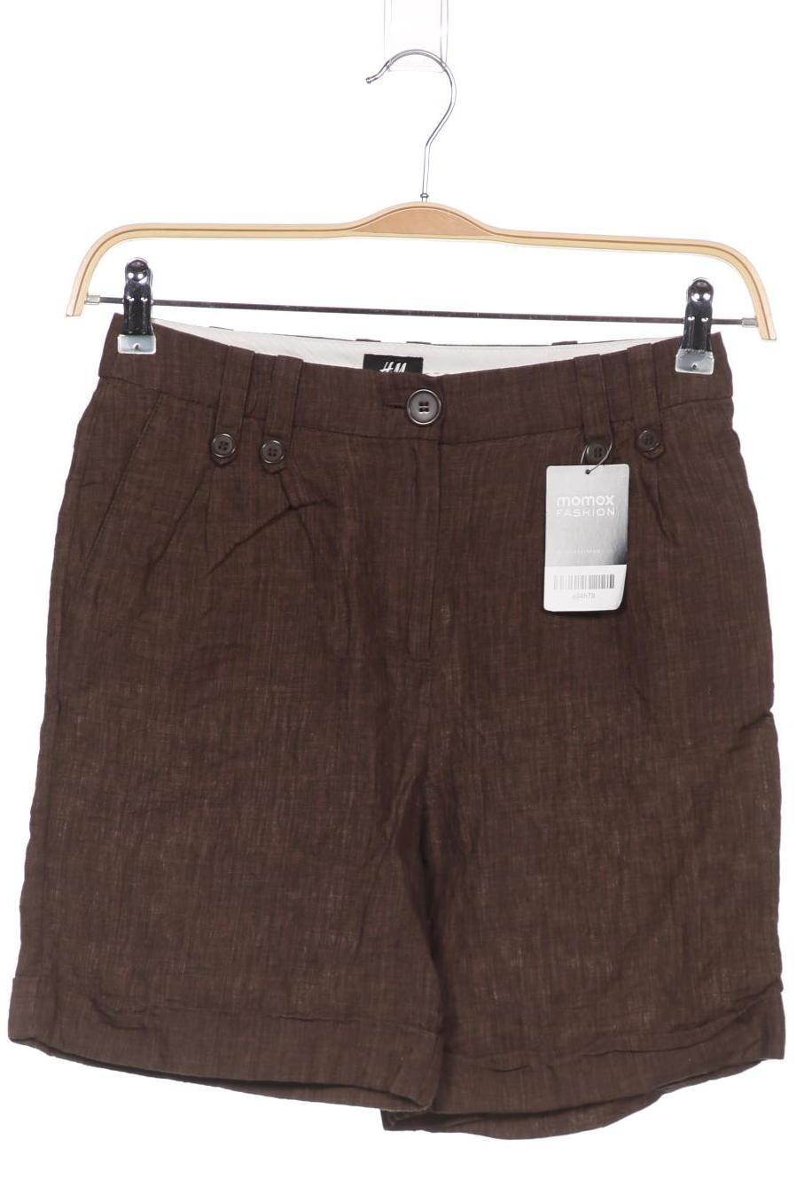 

H&M Damen Shorts, braun, Gr. 34