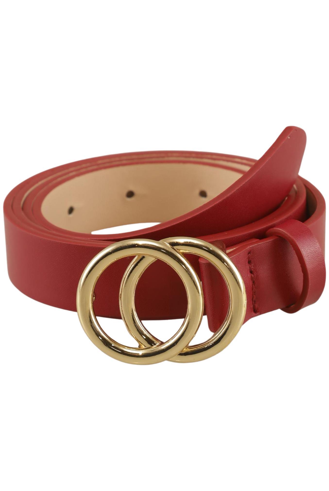 

H&M Damen Gürtel, rot, Gr. 100