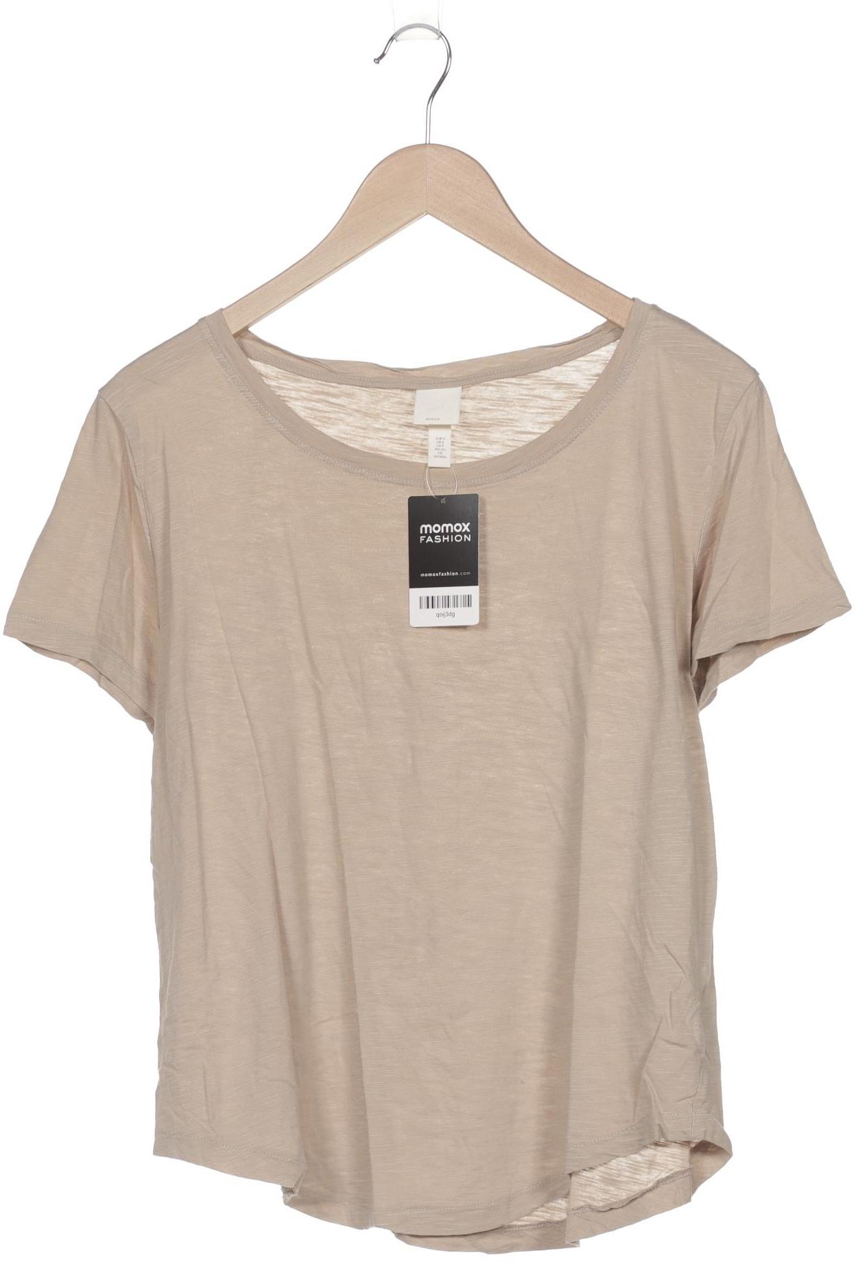 

H&M Damen T-Shirt, beige, Gr. 36