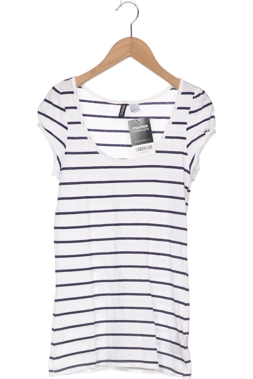 

H&M Damen T-Shirt, weiß, Gr. 36