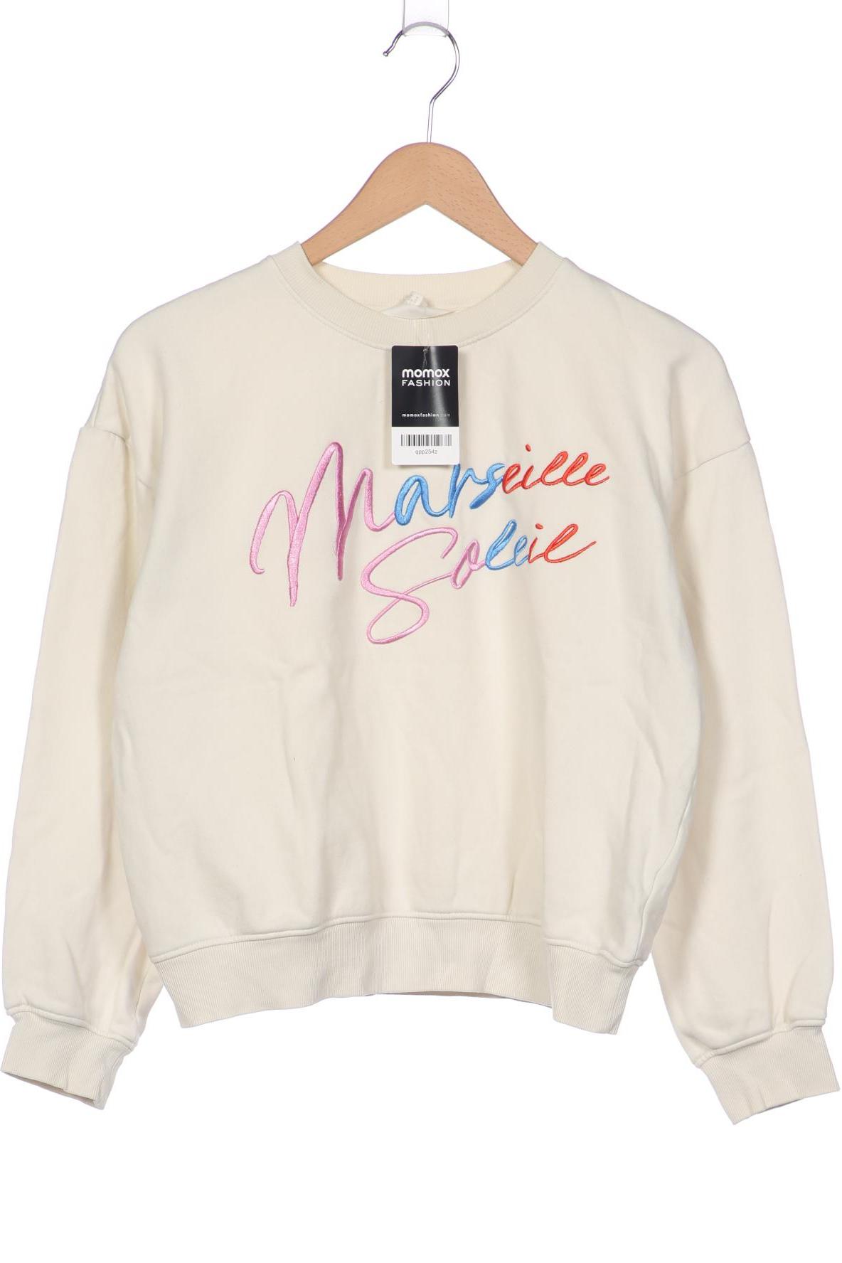 

H&M Damen Sweatshirt, cremeweiß, Gr. 34