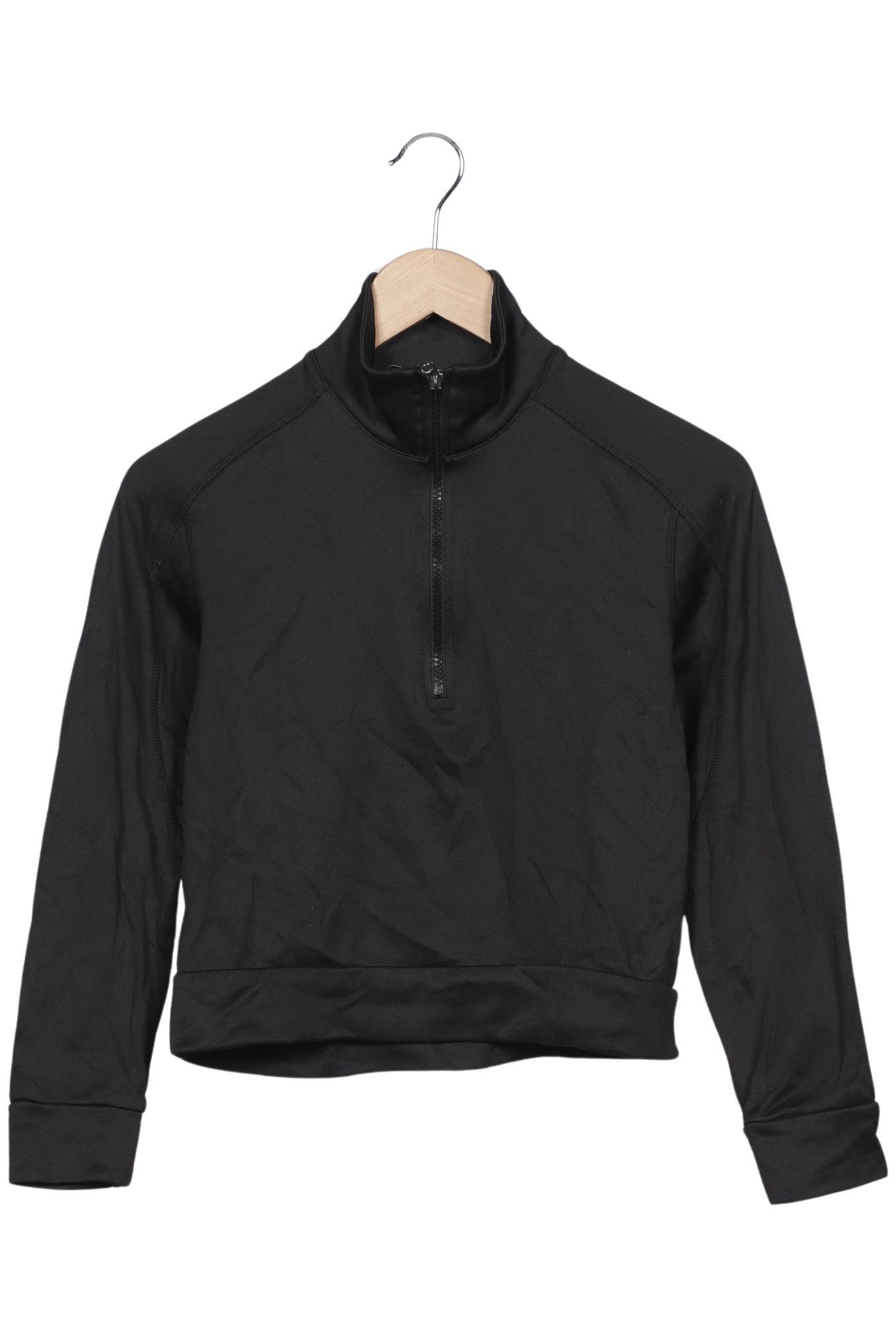 

H&M Damen Langarmshirt, schwarz, Gr. 34