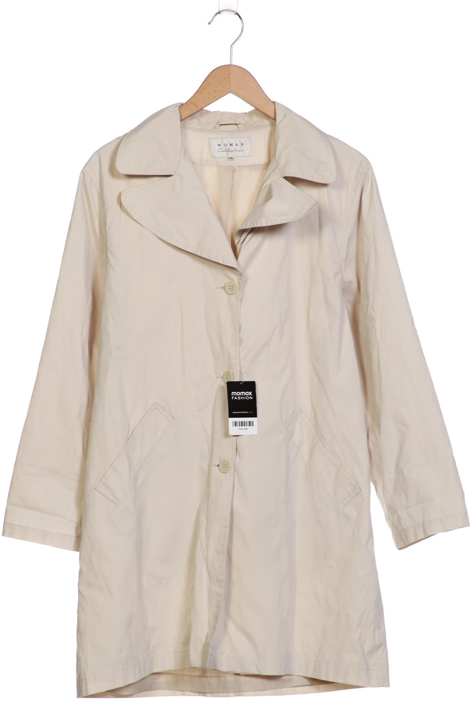 

H&M Damen Mantel, cremeweiß, Gr. 36