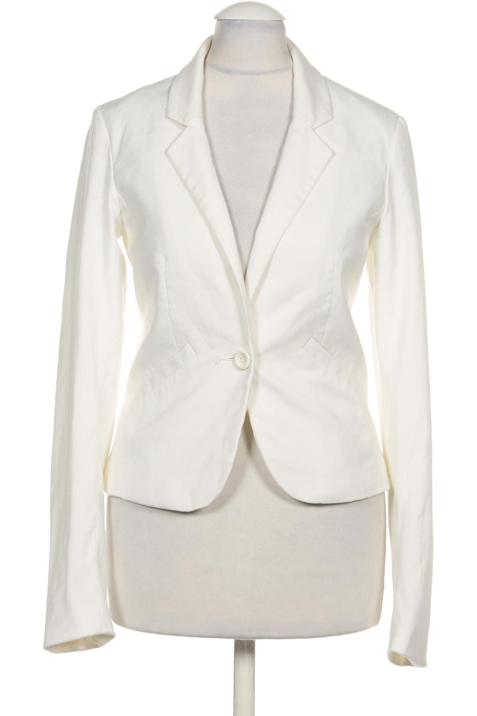 

H&M Damen Blazer, weiß, Gr. 34