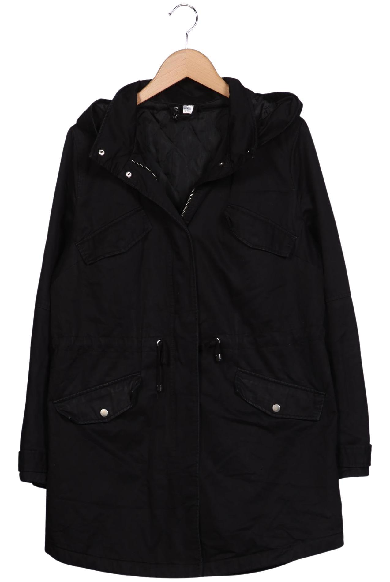 

H&M Damen Mantel, schwarz, Gr. 38