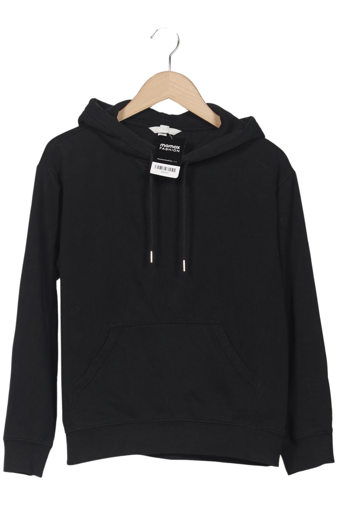 

H&M Damen Kapuzenpullover, schwarz, Gr. 34