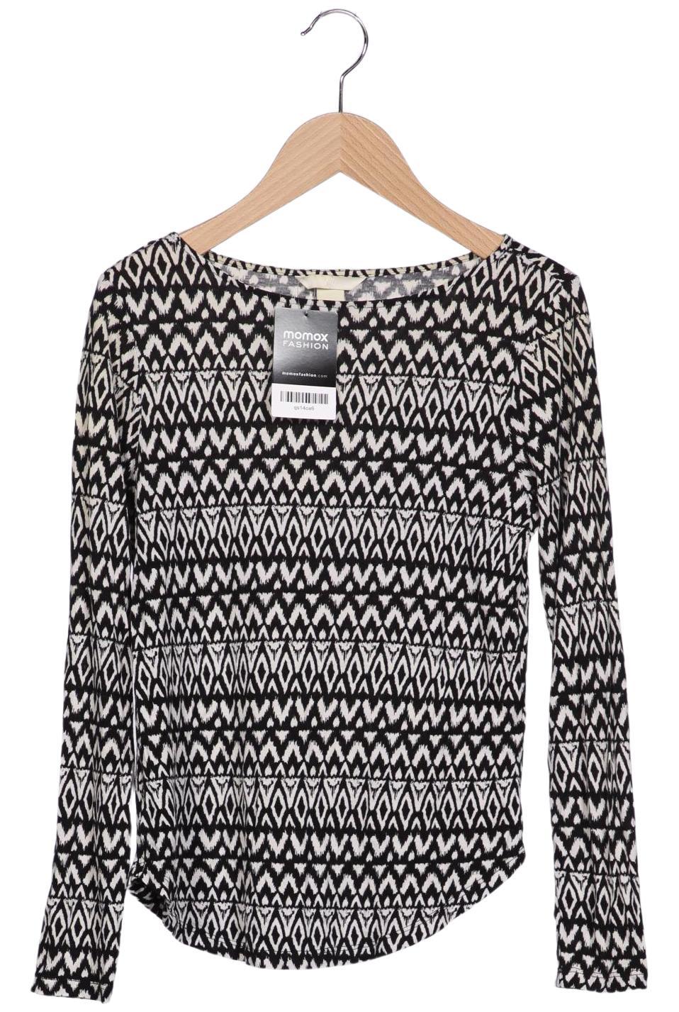 

H&M Damen Langarmshirt, mehrfarbig, Gr. 34