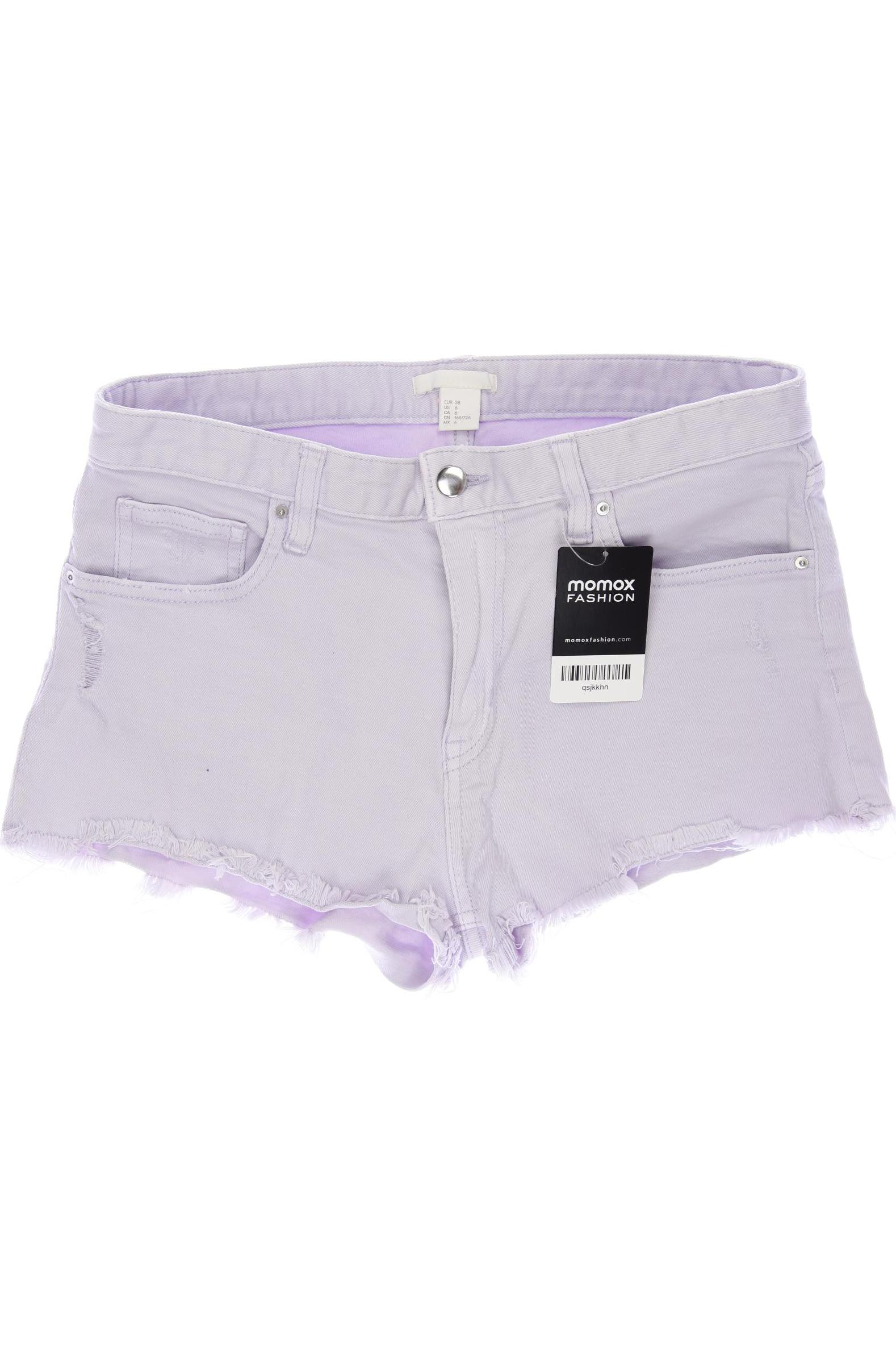 

H&M Damen Shorts, flieder, Gr. 38