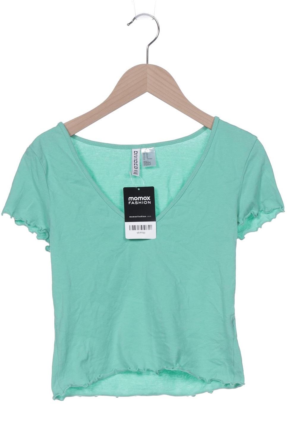 

H&M Damen T-Shirt, grün, Gr. 38