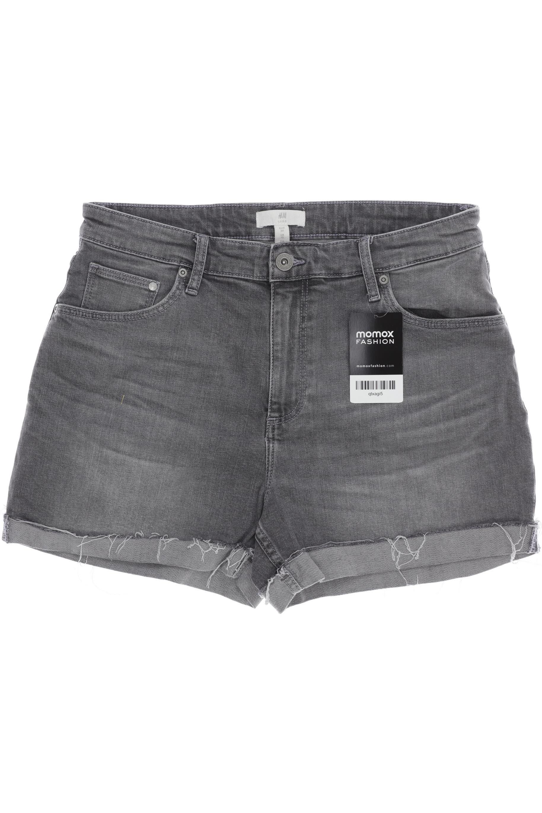 

H&M Damen Shorts, grau, Gr. 38