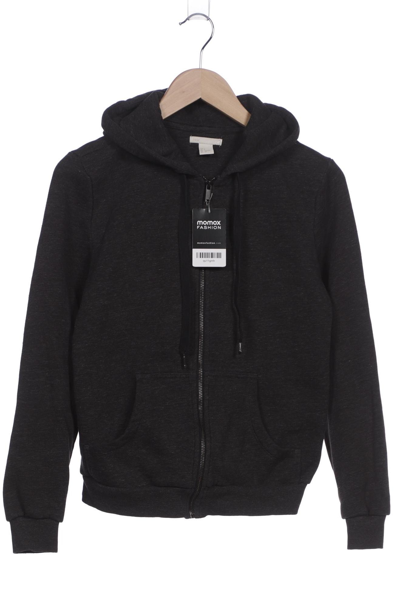 

H&M Damen Kapuzenpullover, grau, Gr. 36