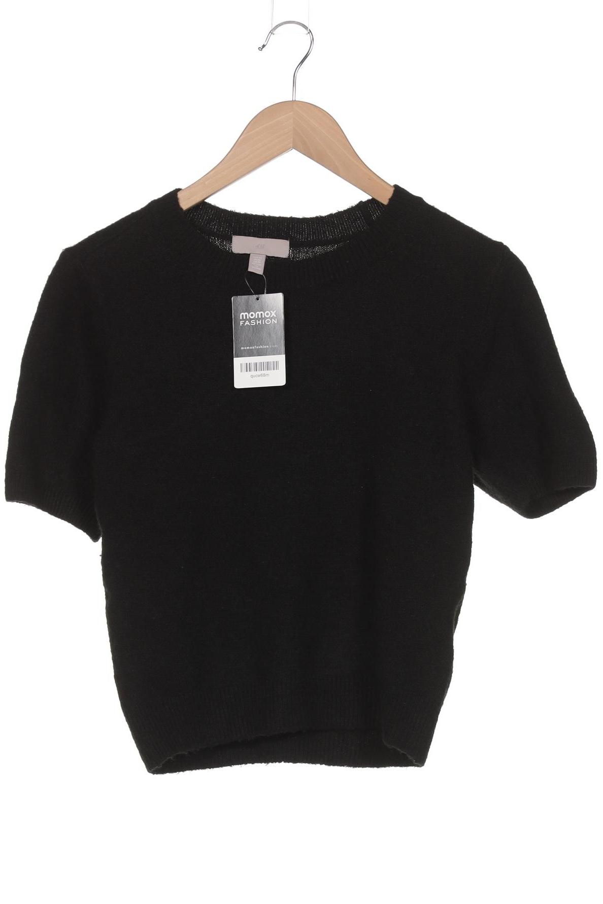 

H&M Damen T-Shirt, schwarz, Gr. 34