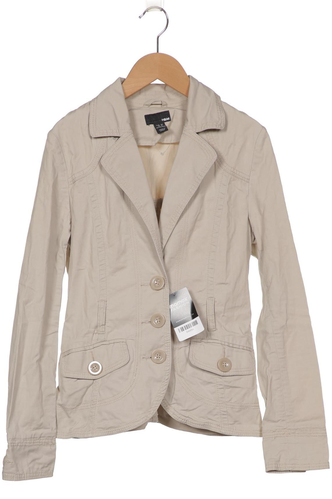 

H&M Damen Blazer, beige, Gr. 38