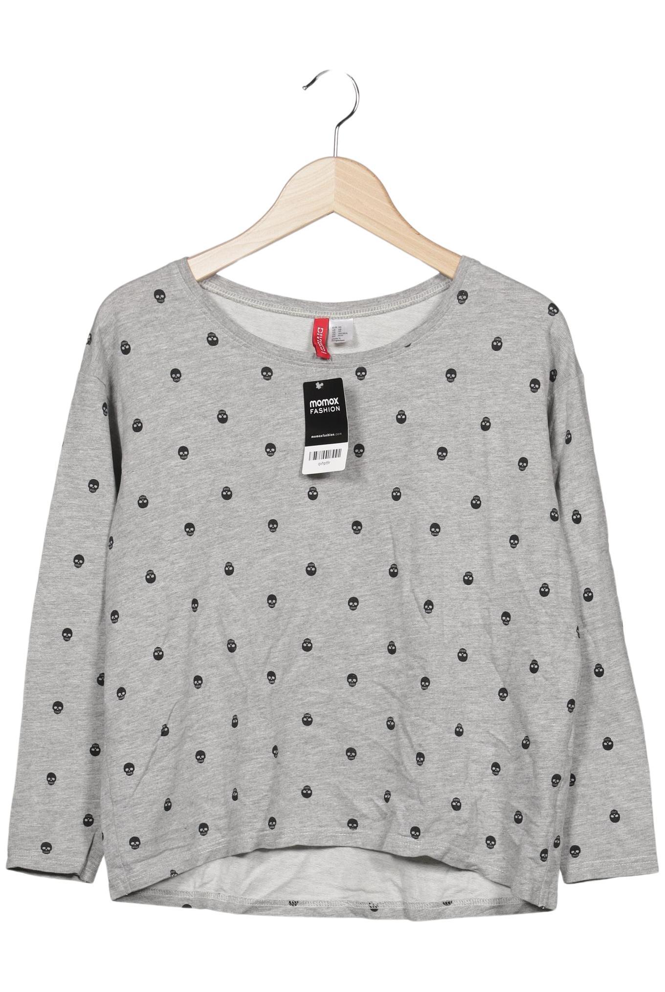

H&M Damen Sweatshirt, grau, Gr. 34