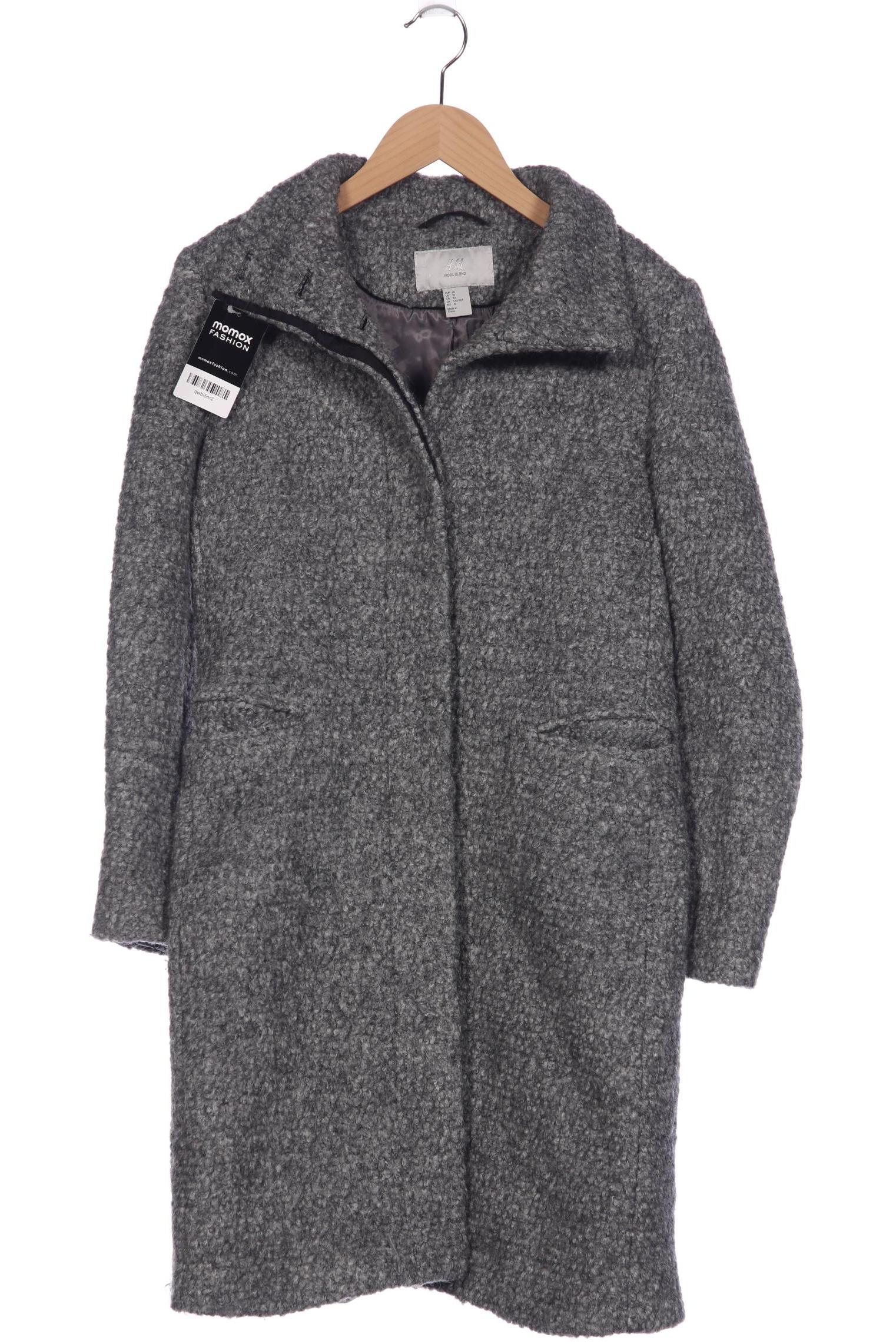 

H&M Damen Mantel, grau, Gr. 40