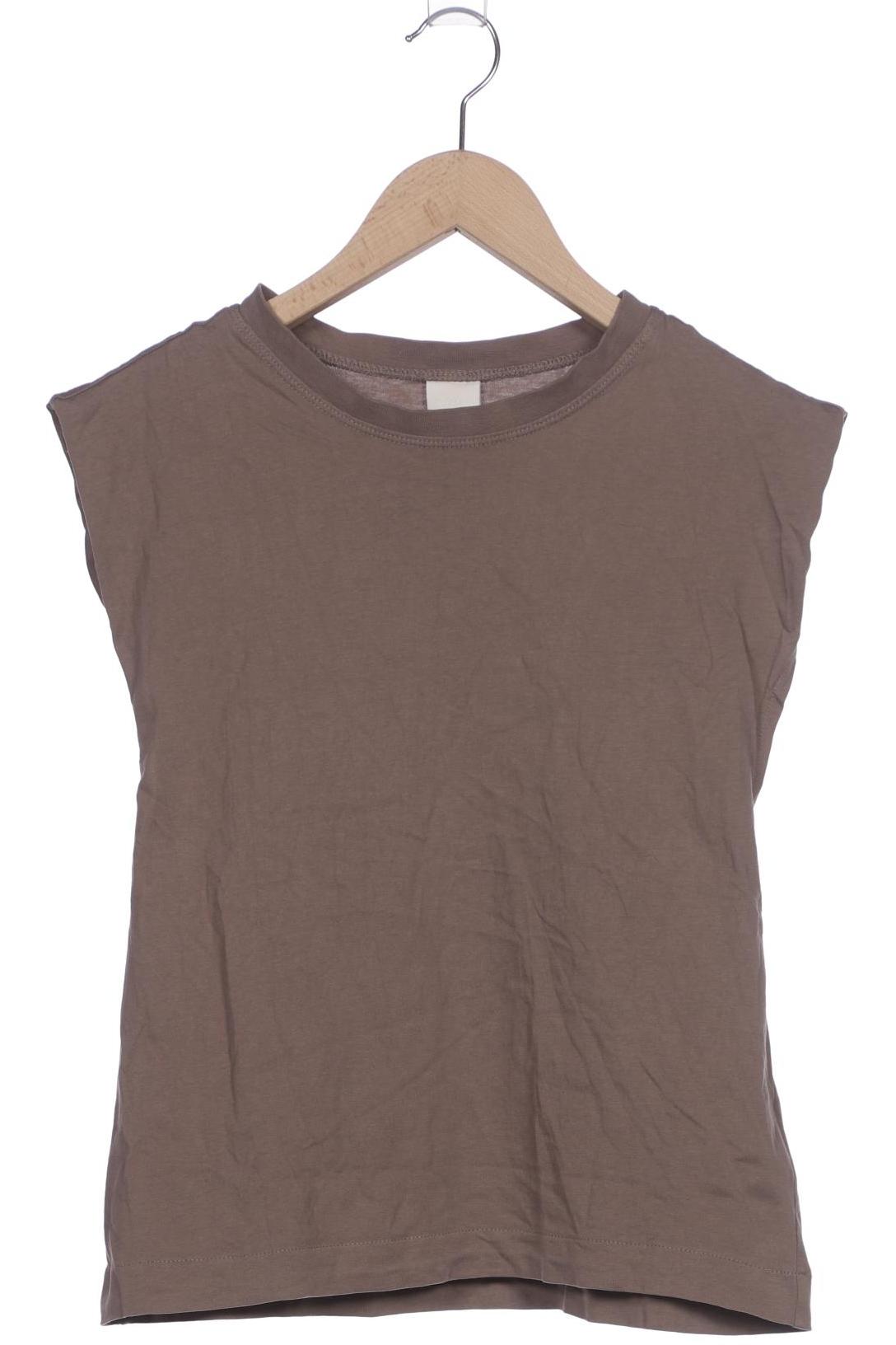

H&M Damen T-Shirt, braun, Gr. 34
