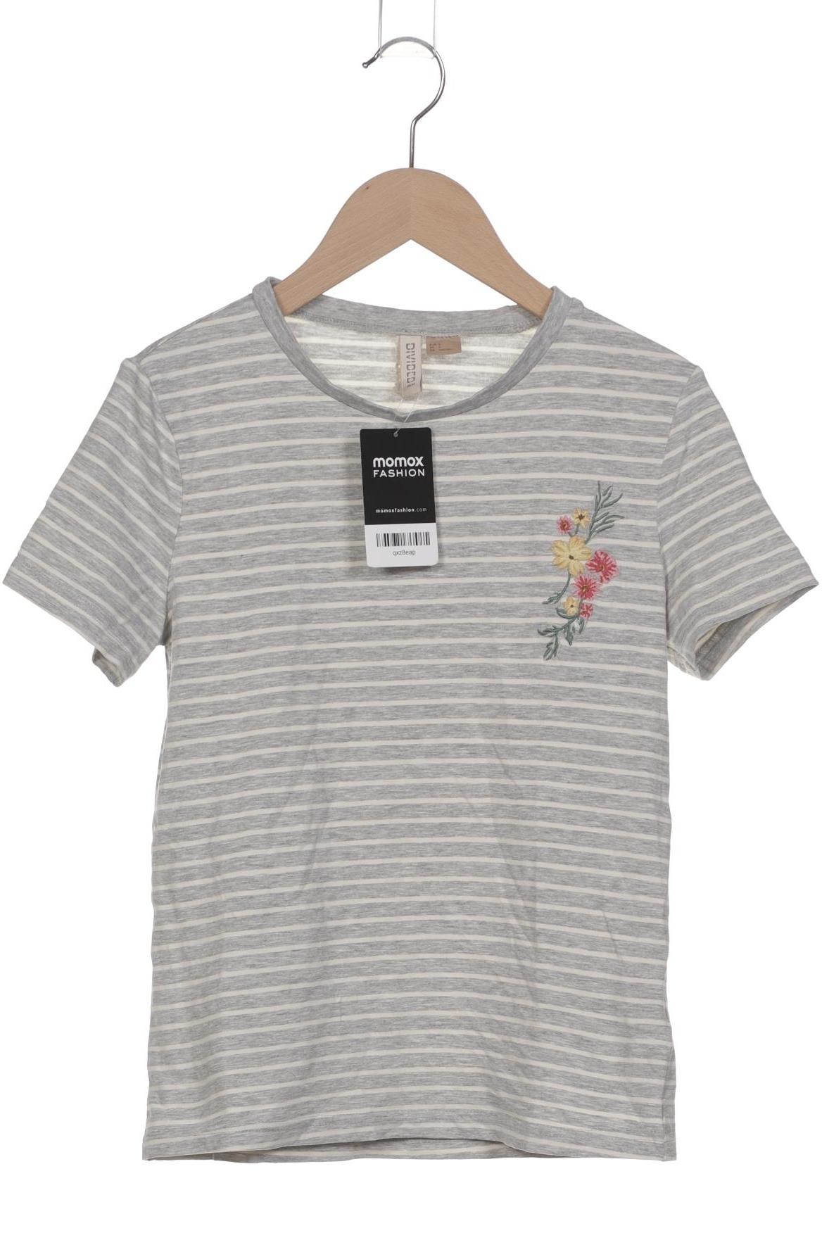 

H&M Damen T-Shirt, grau, Gr. 36