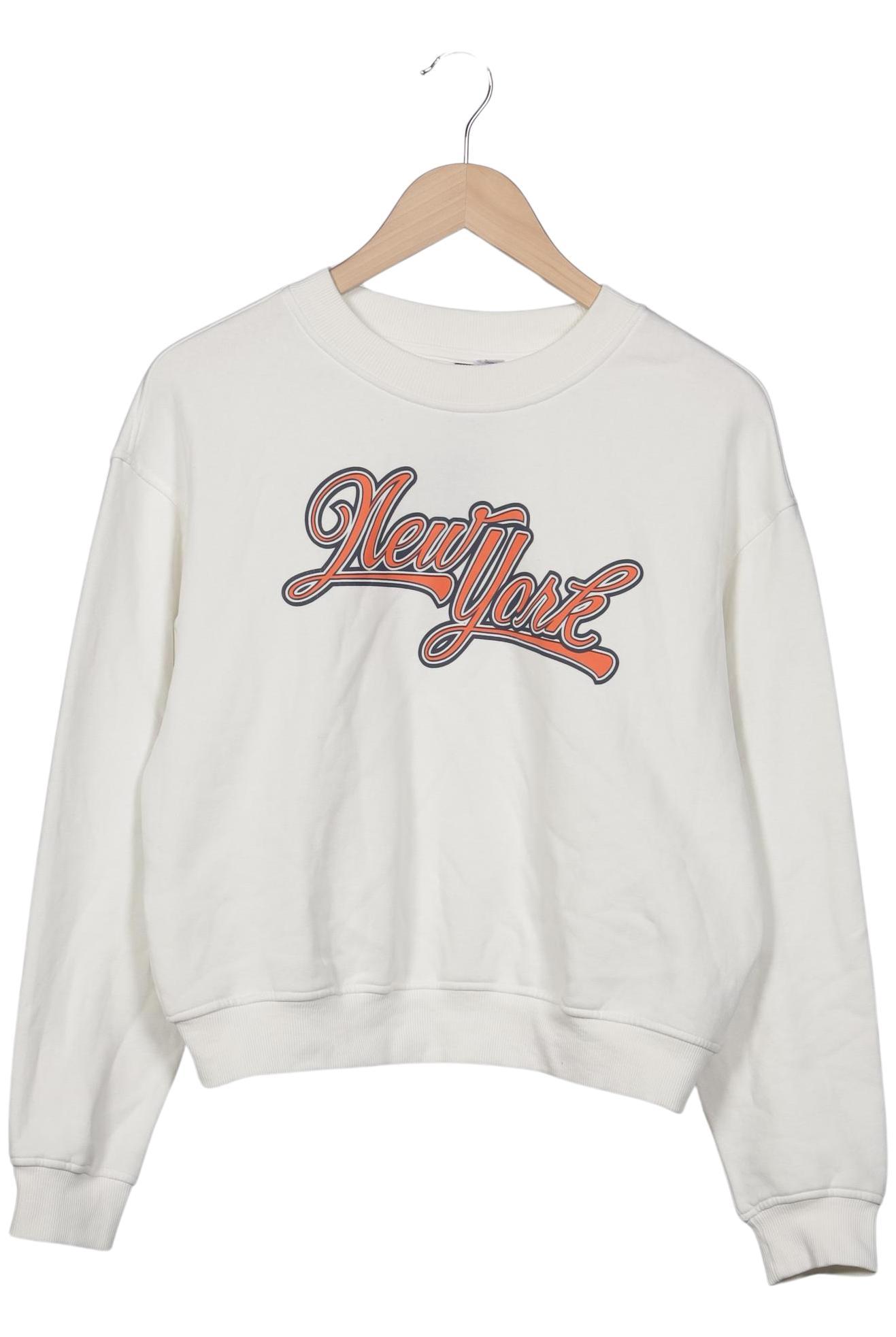 

H&M Damen Sweatshirt, weiß, Gr. 38