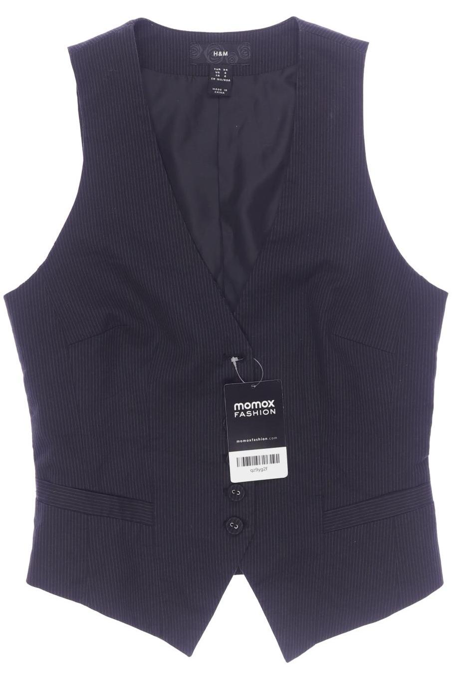 

H&M Damen Weste, schwarz, Gr. 34